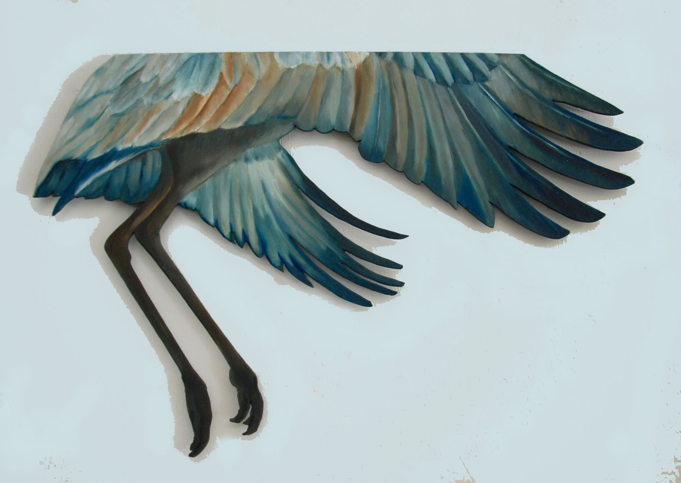 Sandhill Cut-Out #10 oil on 1/4" plywood $360.00