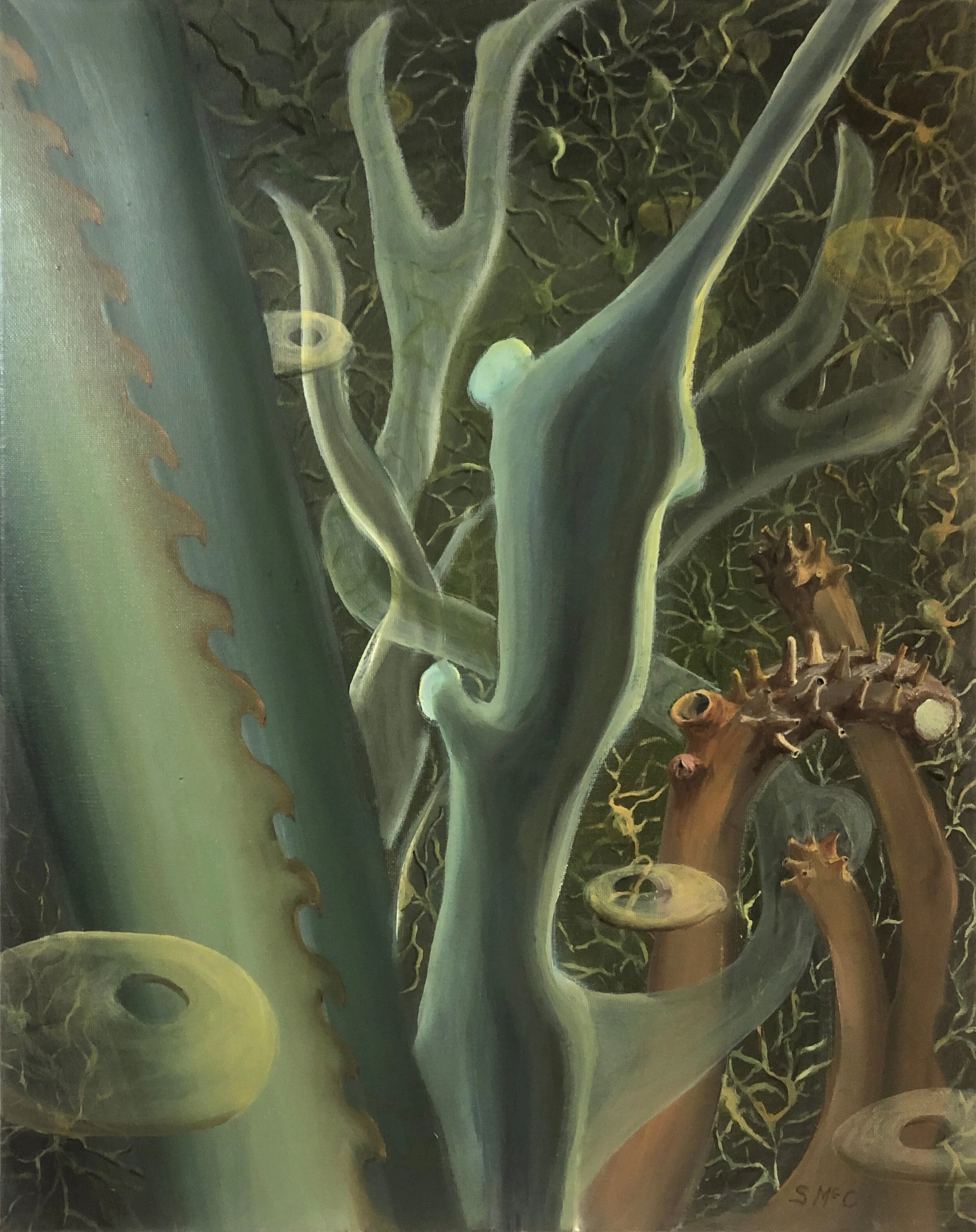 Translucent State oil on canvas; 20” x 16”; 2020; Winner ‘Award of Excellence’ at Gainesville Fine Arts Association ‘Close-Up’ Exhibit, 2020$200