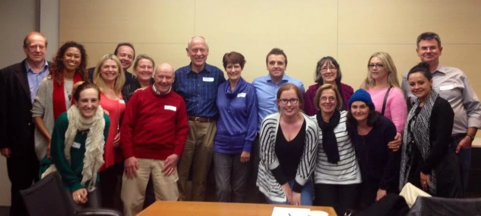 The wonderful people from my first support group meeting (and the handsome man on the far right is my dad)