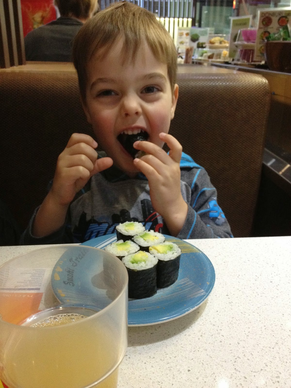 My favourite Sushi partner, my nephew Max.