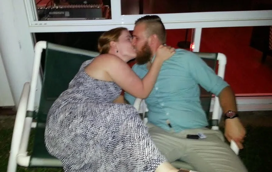 Who are those cuties having a smooch? My friend behind the camera embracing the importance of capturing moments. Cute!