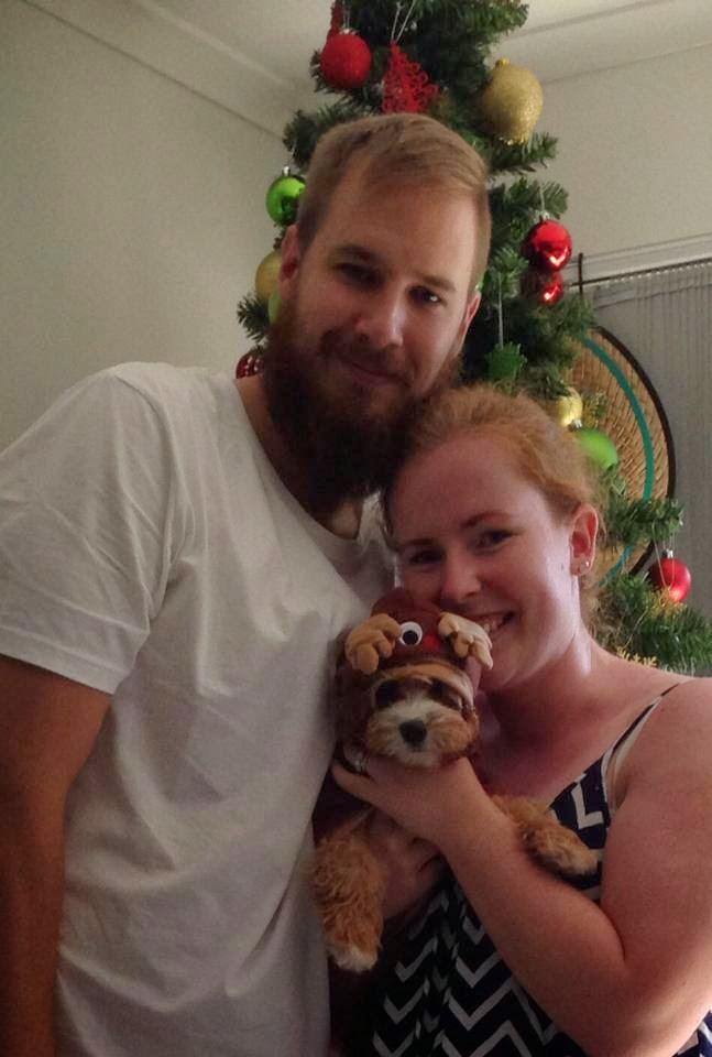 Our first family Christmas.