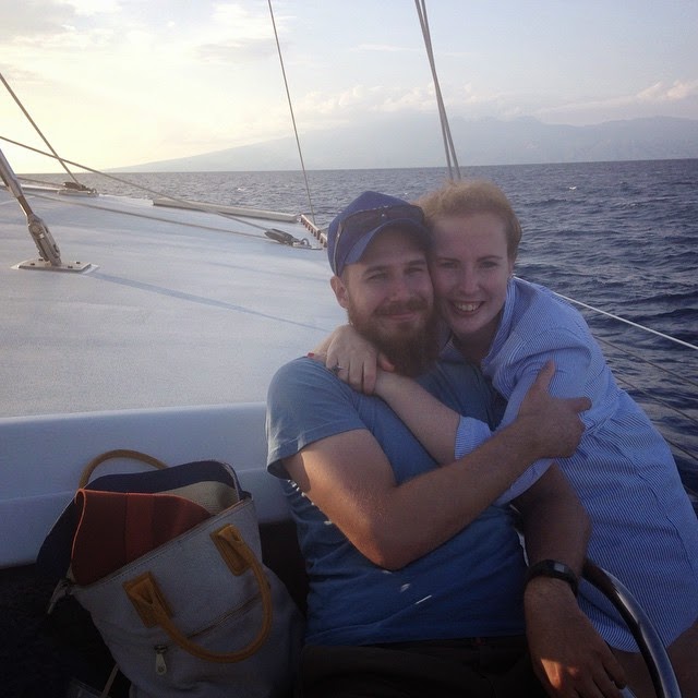 Serge and I on our most recent adventure - back to reality now!