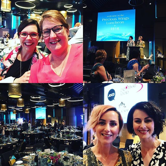 Precious Wings... Tamra and I are so pleased to be living it up at the 2018 Precious Wings fundraising luncheon. Great to be surrounded by friends and a great opportunity to remember our beautiful Emma and all the other children who have left this wo