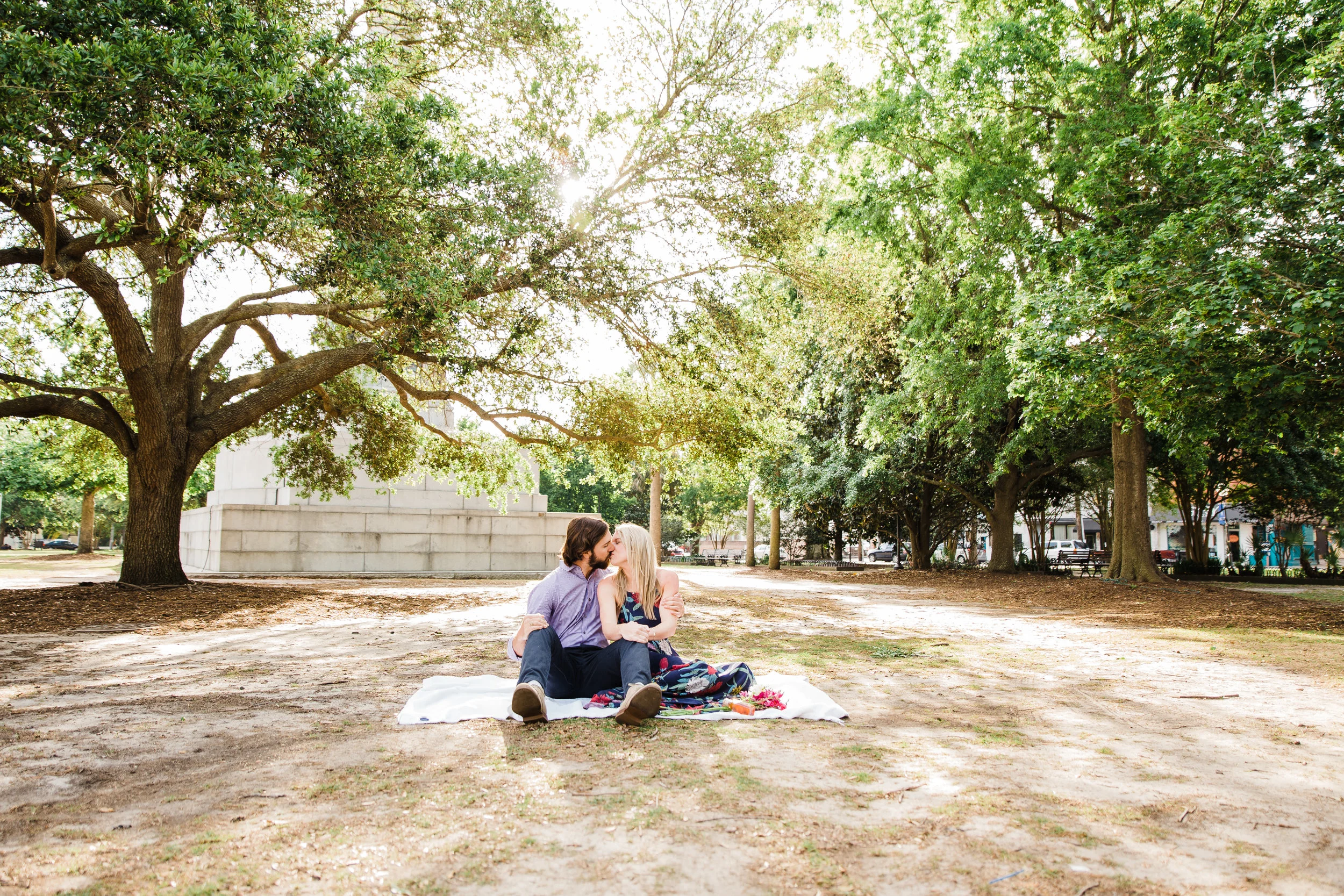 Kate & Chad| Farmer's Market Charleston Engagement Photography