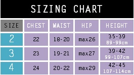 These refer to your child's measurements (inch), not to garment. Our sizing chart is meant to be a guideline, each garment is cleverly designed to ensure a comfortable fit.