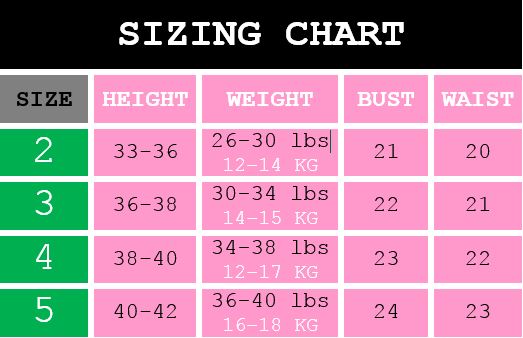 These refer to the garment’s measurements (inch). Our sizing chart is meant to be a guideline, each garment is cleverly designed to ensure a comfortable fit.