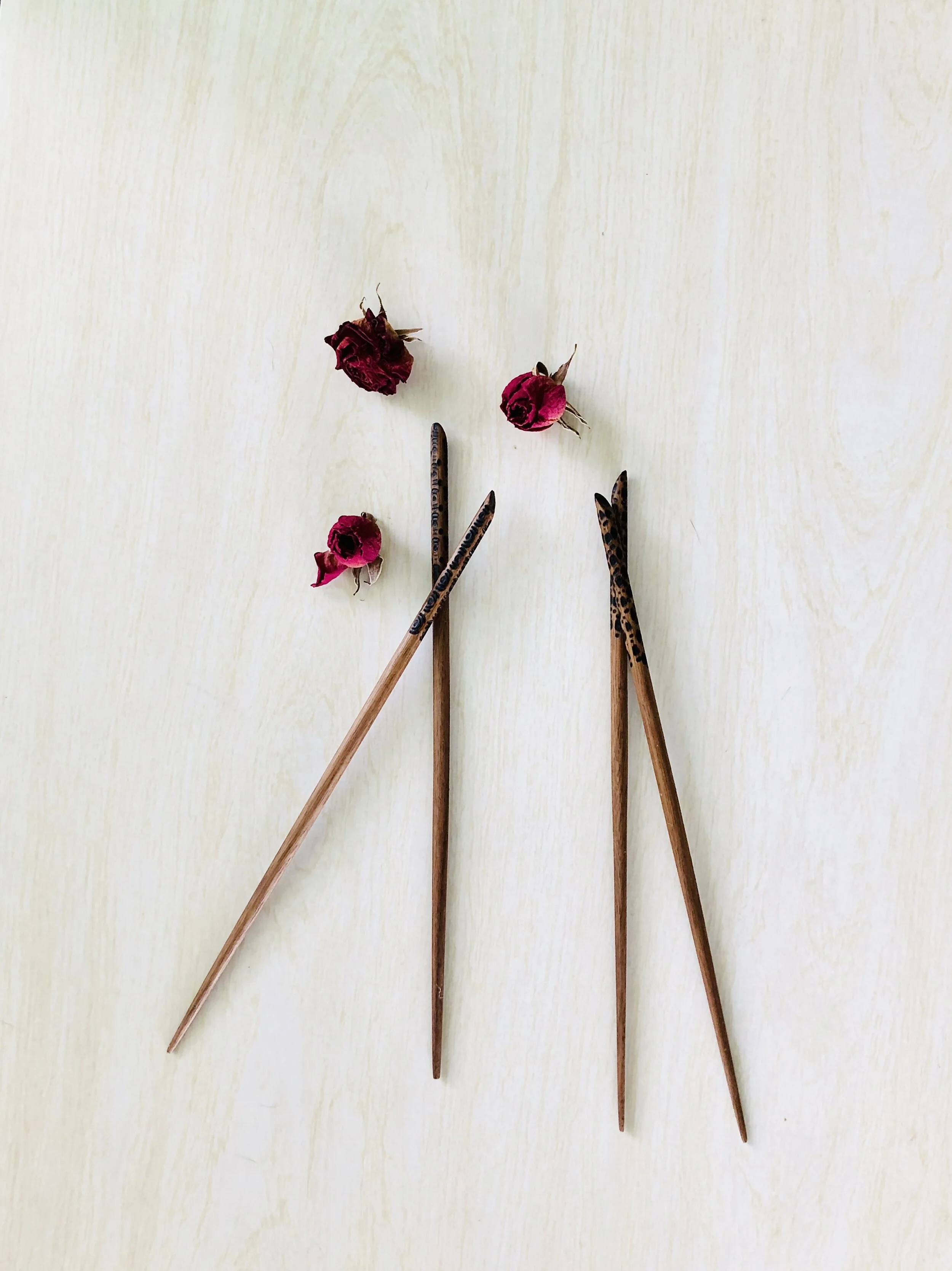 2 Pairs of handmade Chopsticks from walnut wood.jpg
