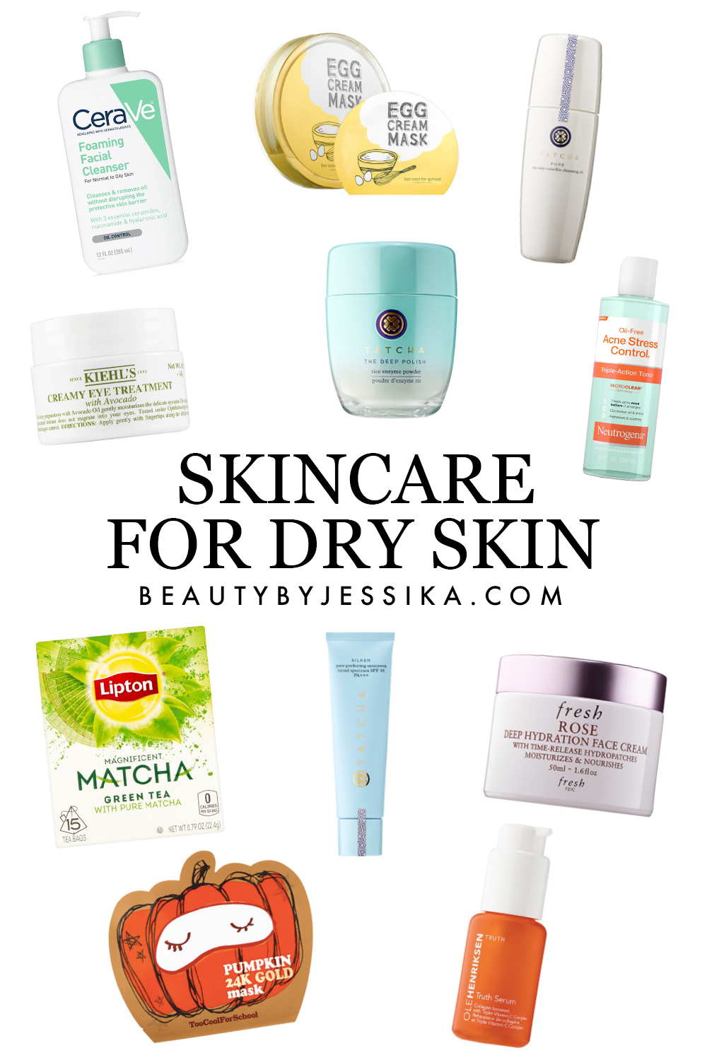Dry skin makes me sad! Here are the products i've been using in my dry skin skincare routine. Read more at beautybyjessika.com.
