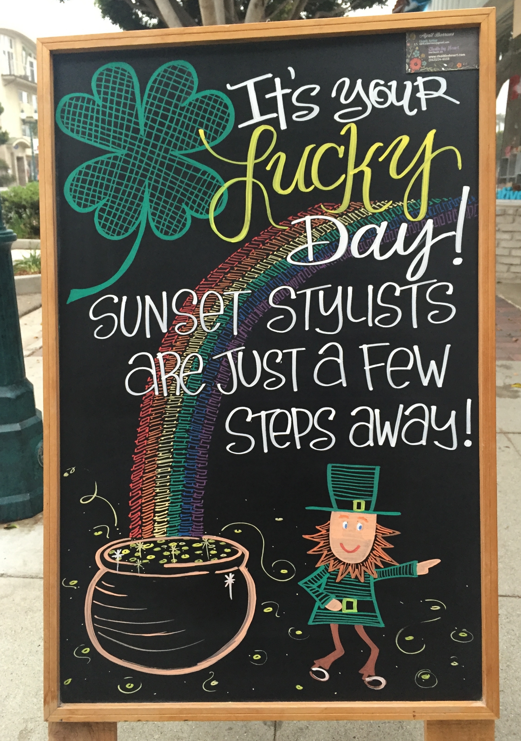 March 2016 for Sunset Salon