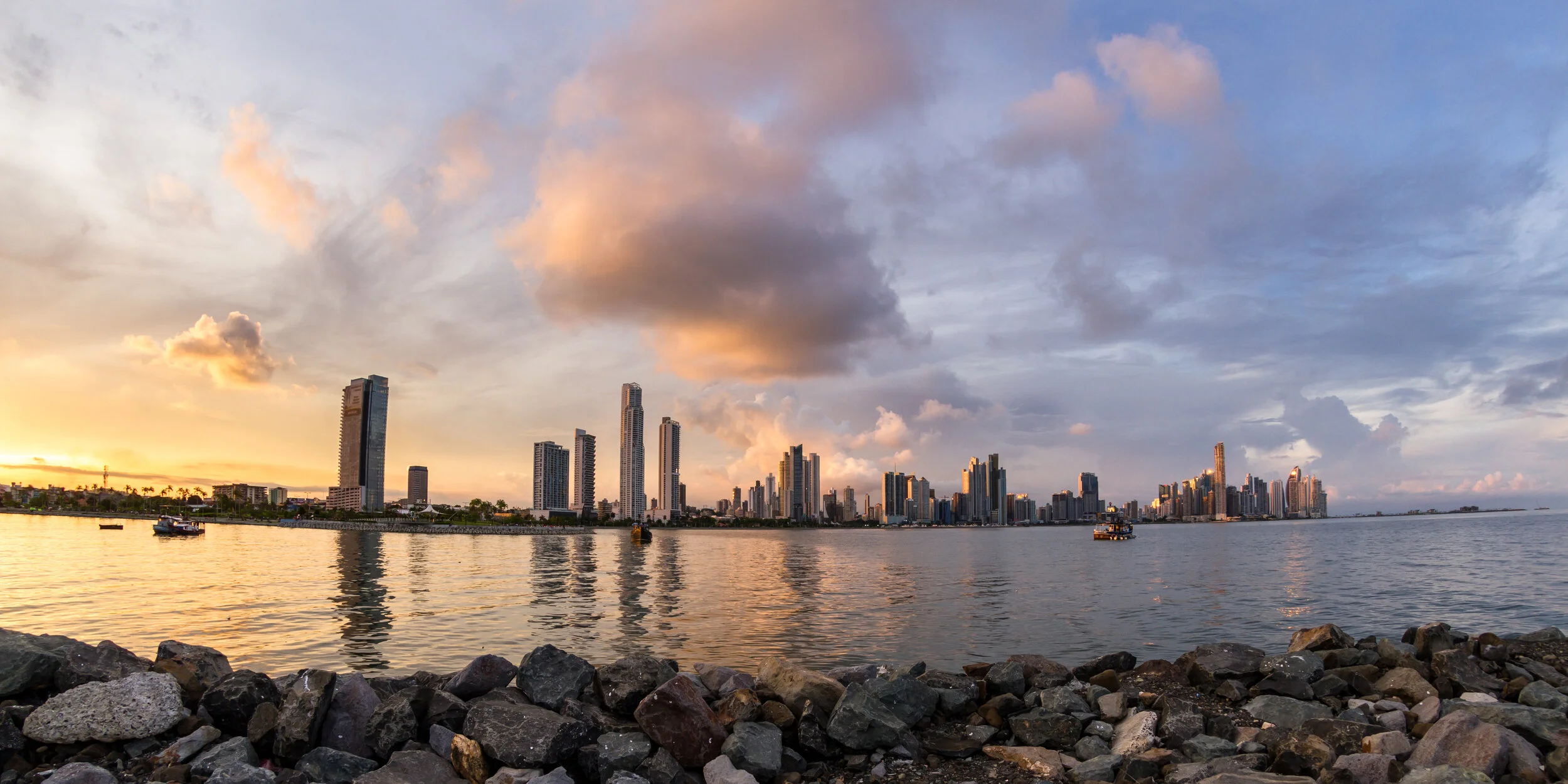 Sunset in Panama City, Panama