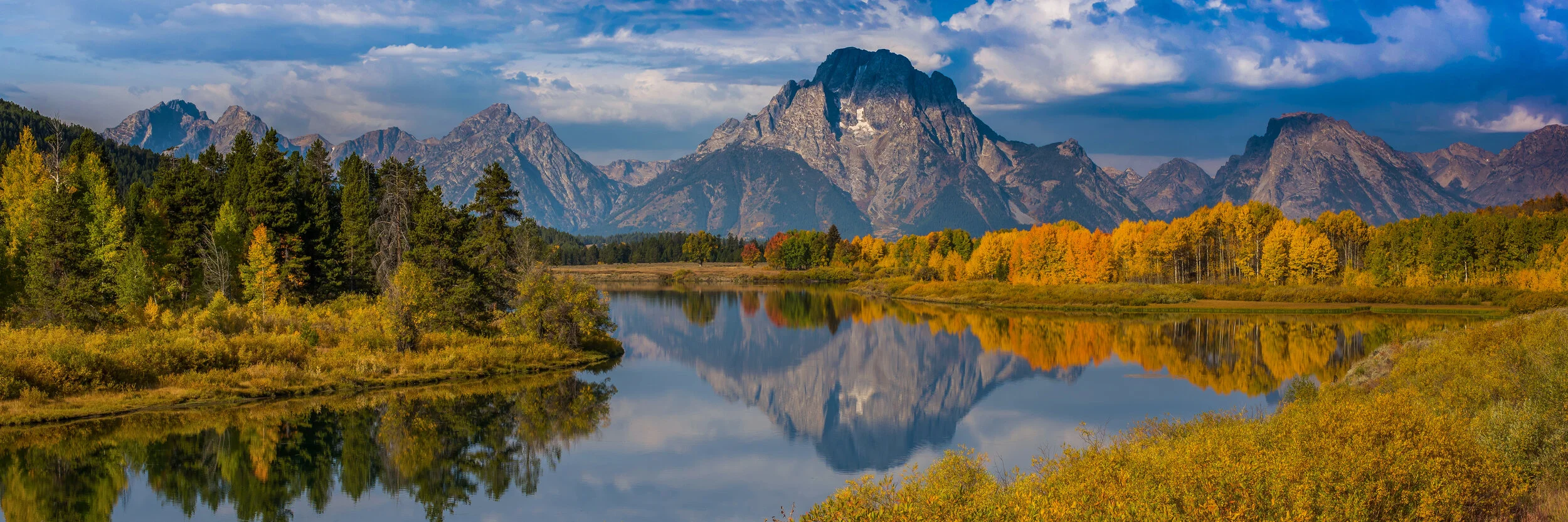 Grand Teton National Park autumn sunrise