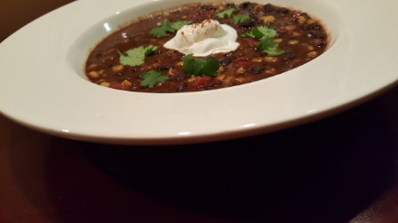 Tex-Mex Black Bean Soup