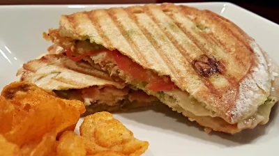 Monterey Turkey Panini w/Avocado Spread