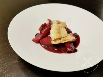 Pear Blueberry Cobbler