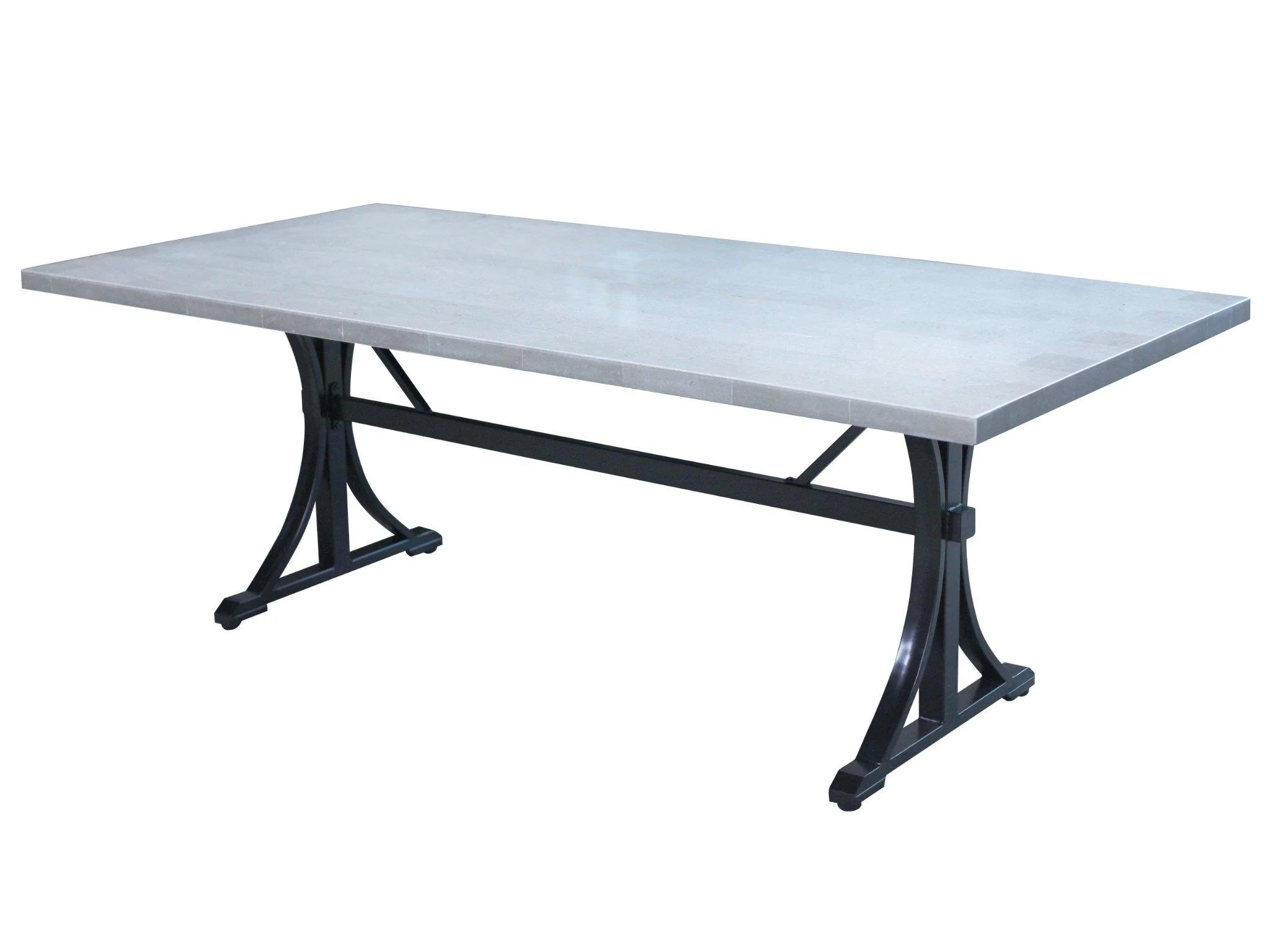 Stone Outdoor Dining Table (210x100cm) — Grey Sunlong Australia