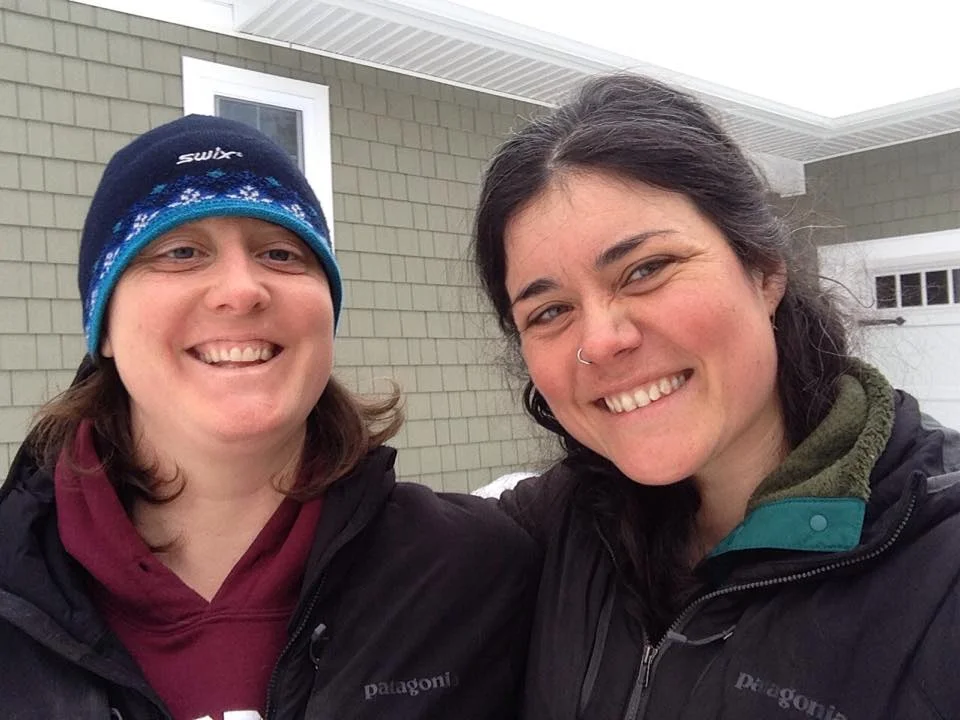 Maria and myself after the race. Matching team jackets! 