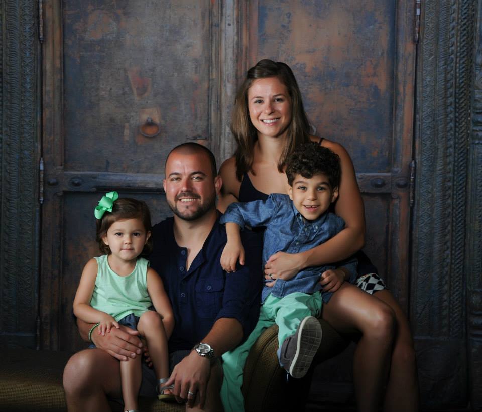 Ryan, Erica, Carter, and little sister Kenzie.