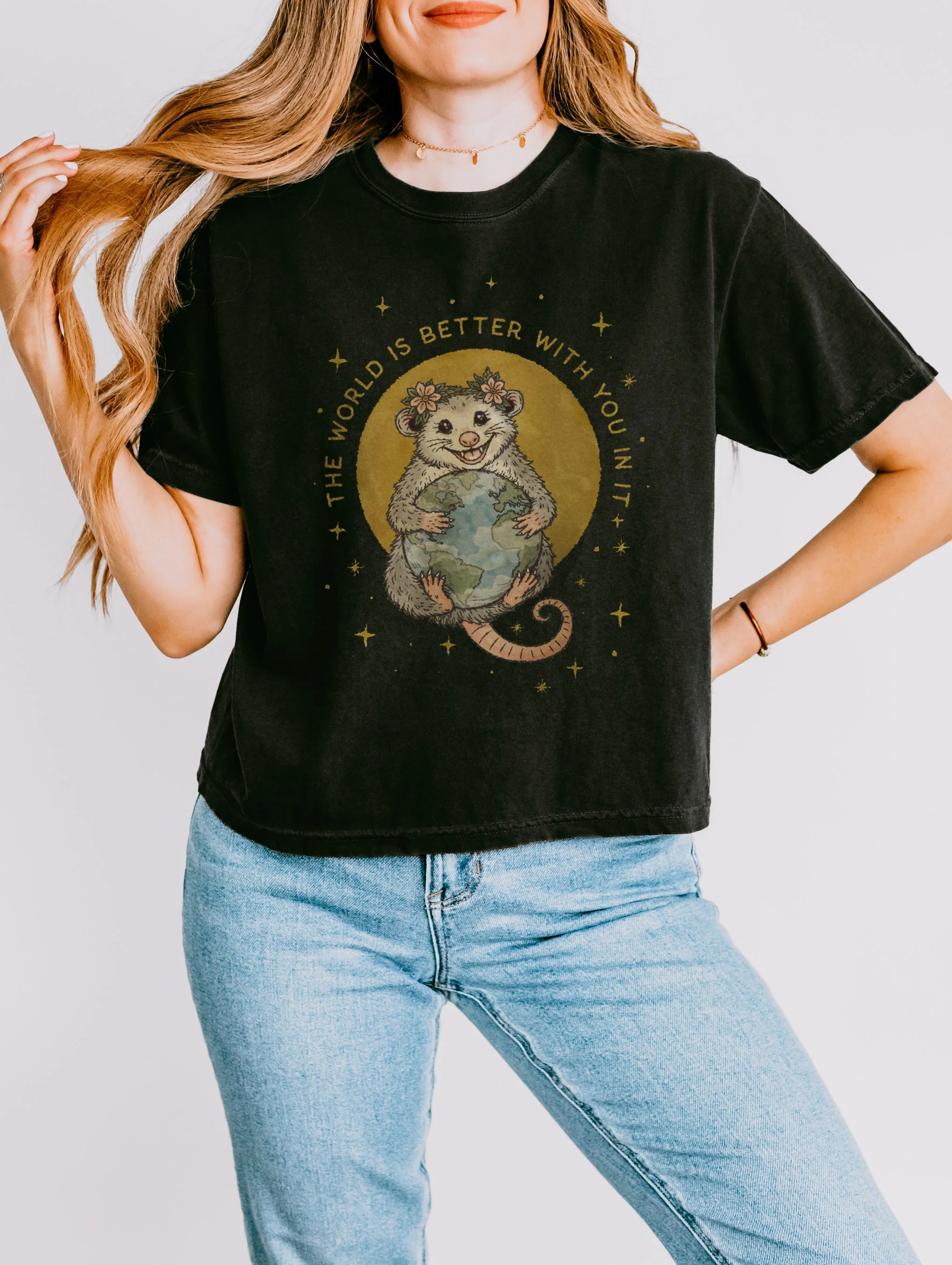 The World is Better Black Crop Top 1.jpg