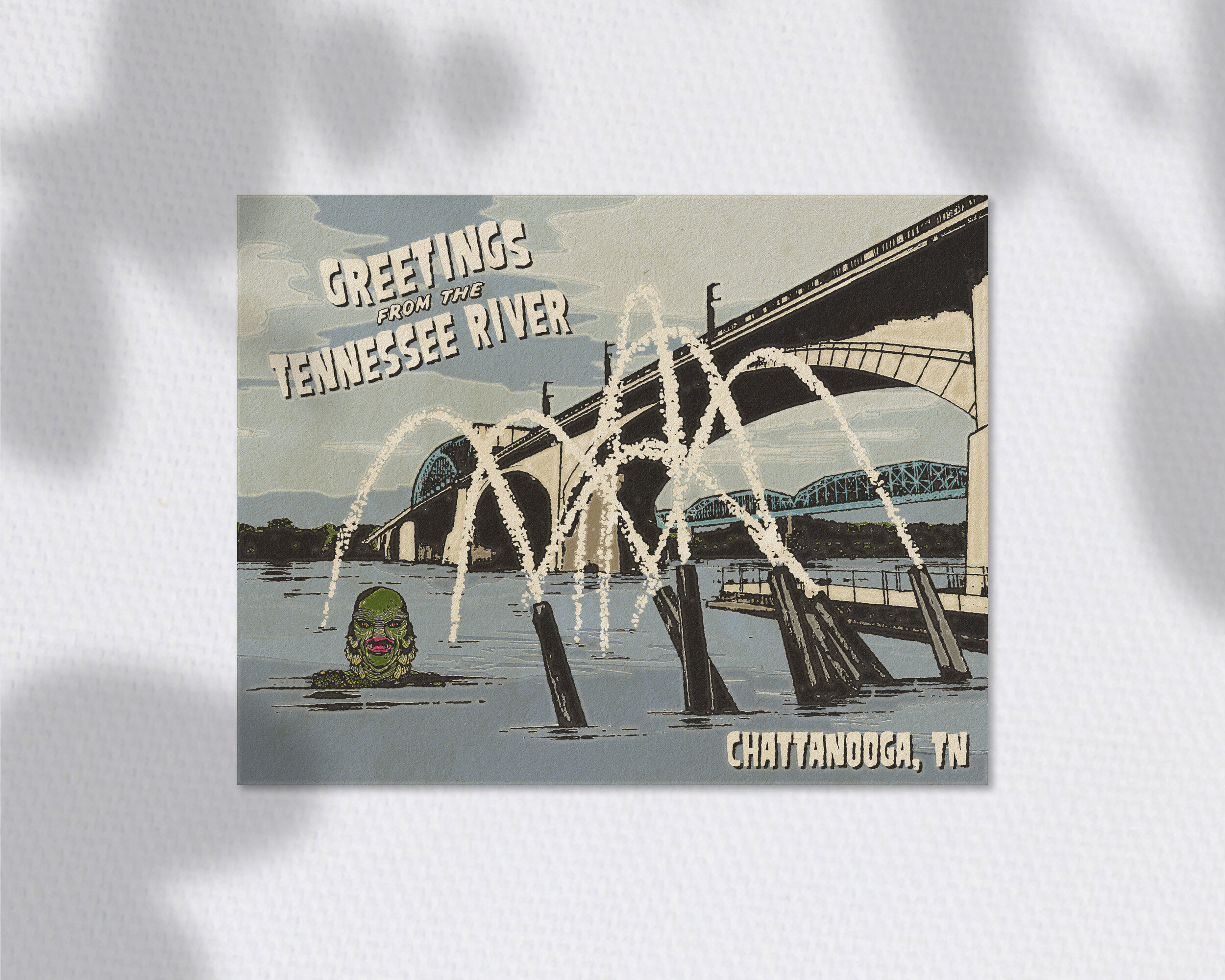 Creature from the Tennessee River Sticker