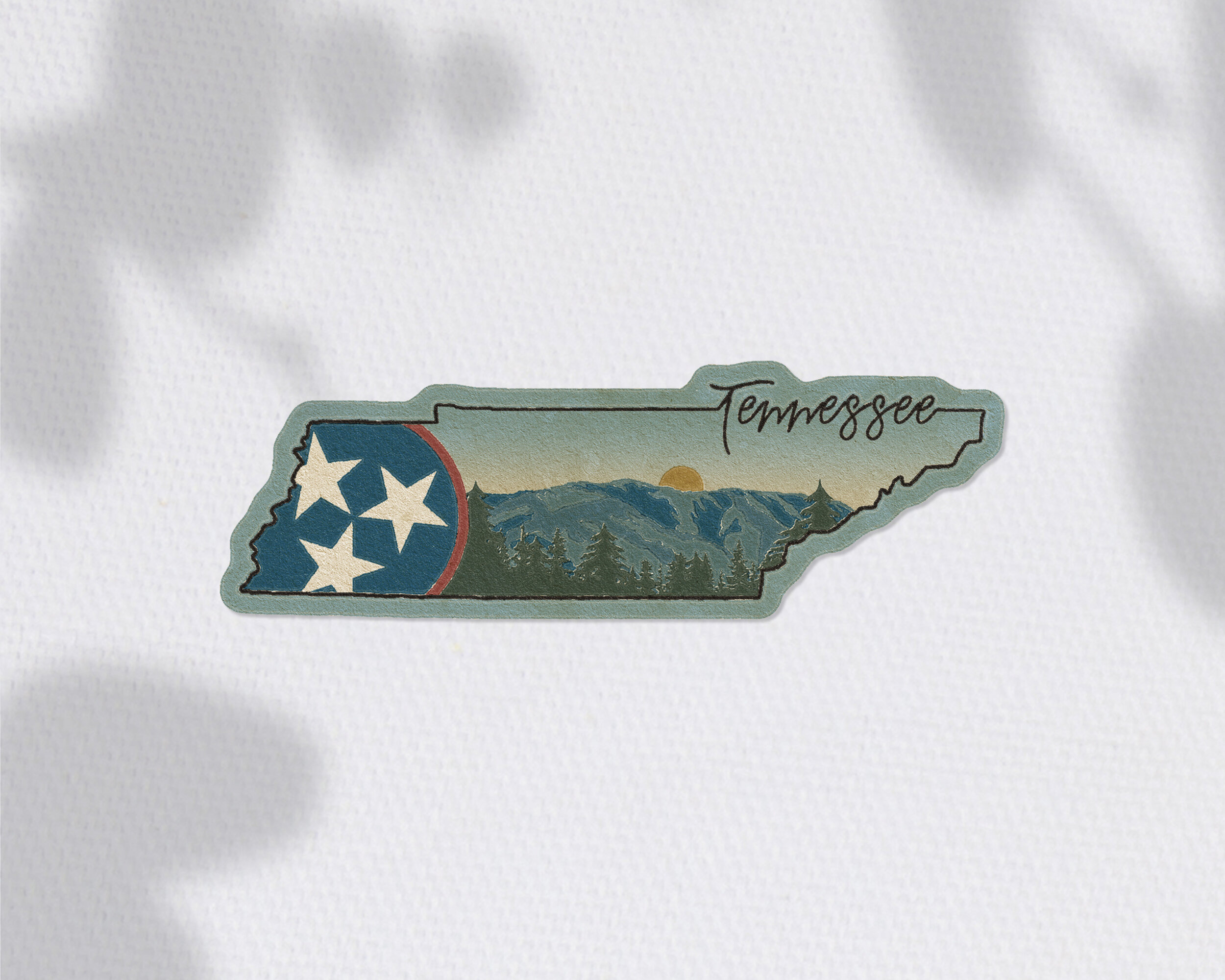Tennessee Mountain Home Sticker