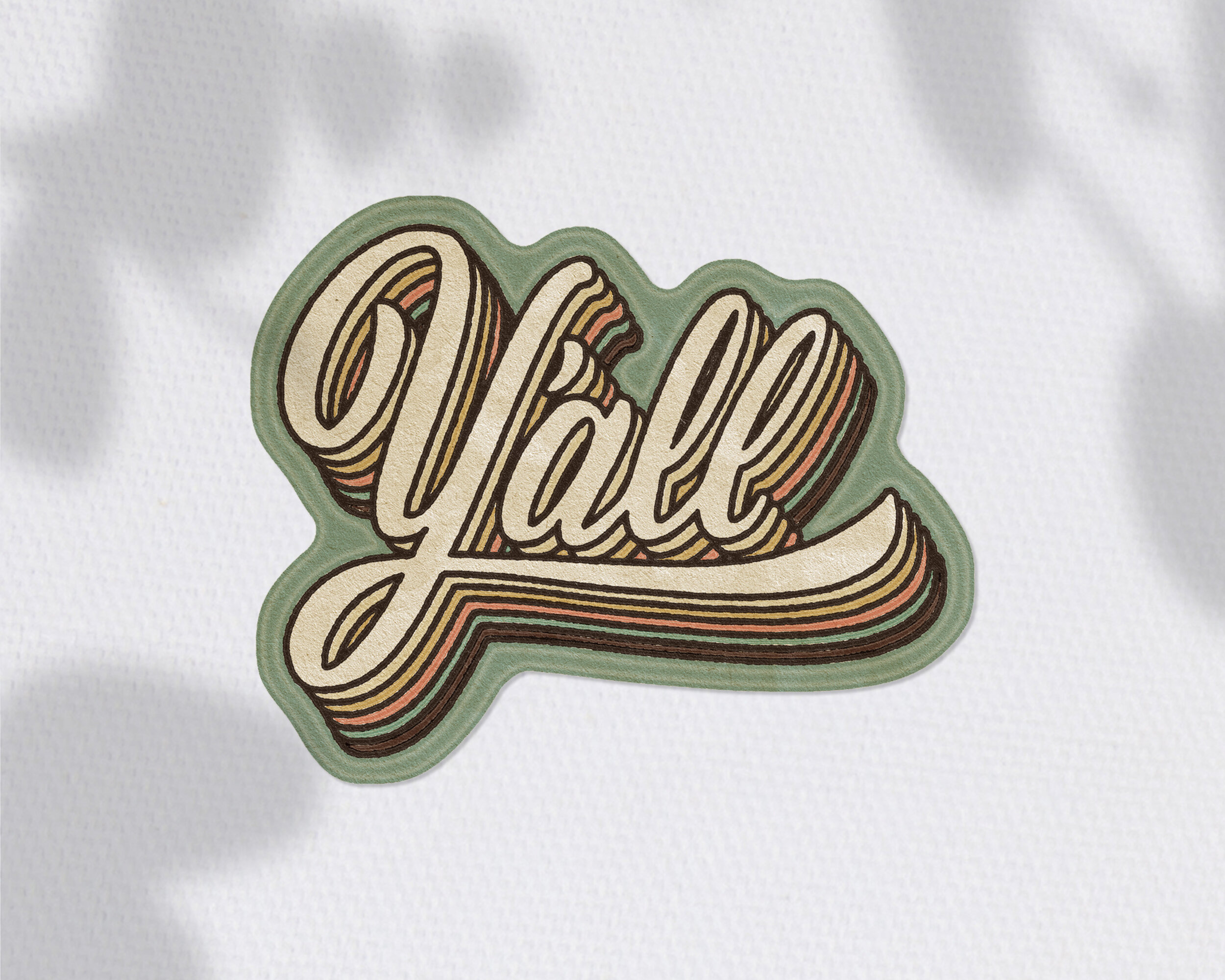 Blue Y'all Sticker