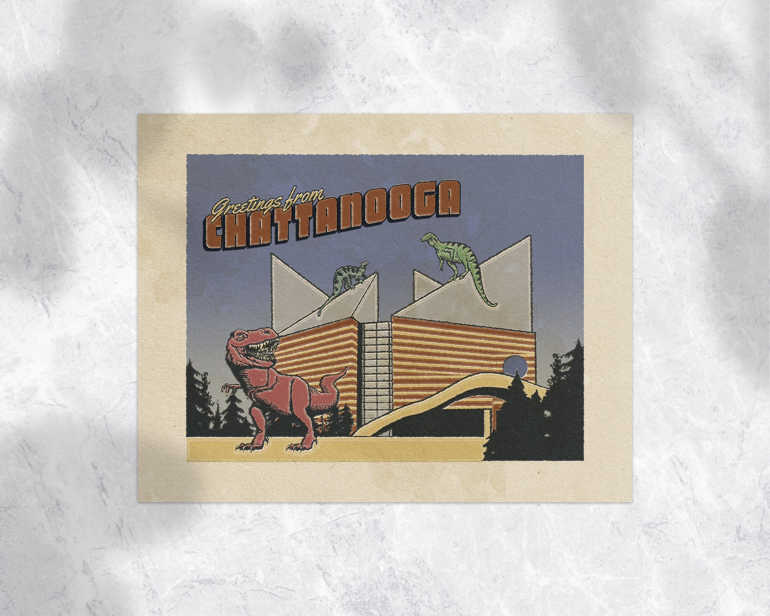 Greetings from Dinosaurs Poster Mockup.jpg