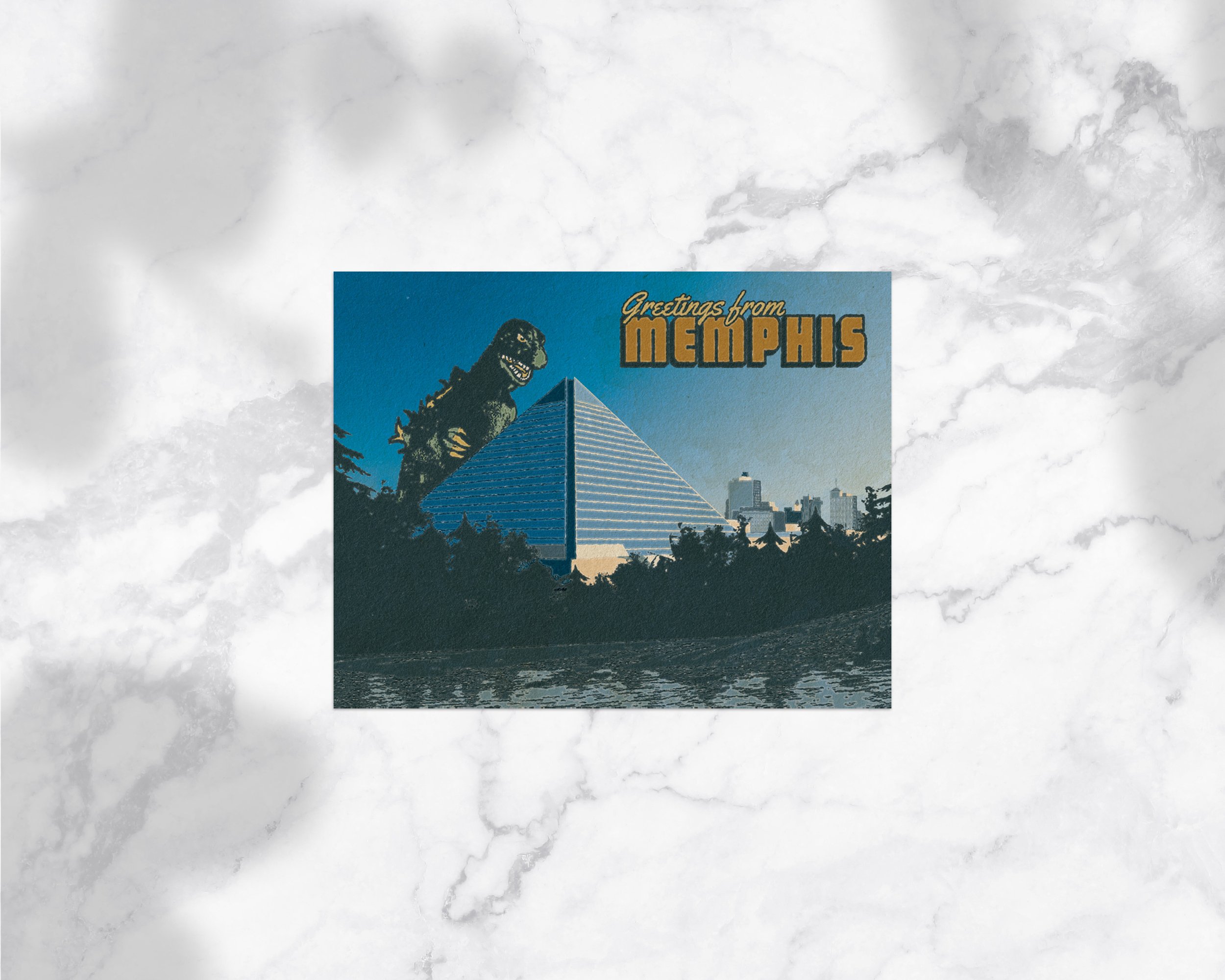 Memphis Invasion: Godzilla Sticker