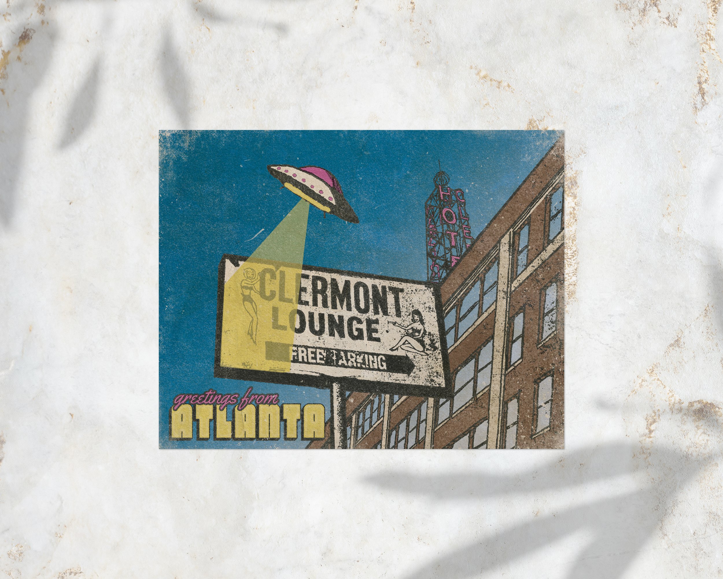 Atlanta Alien Invasion Sticker
