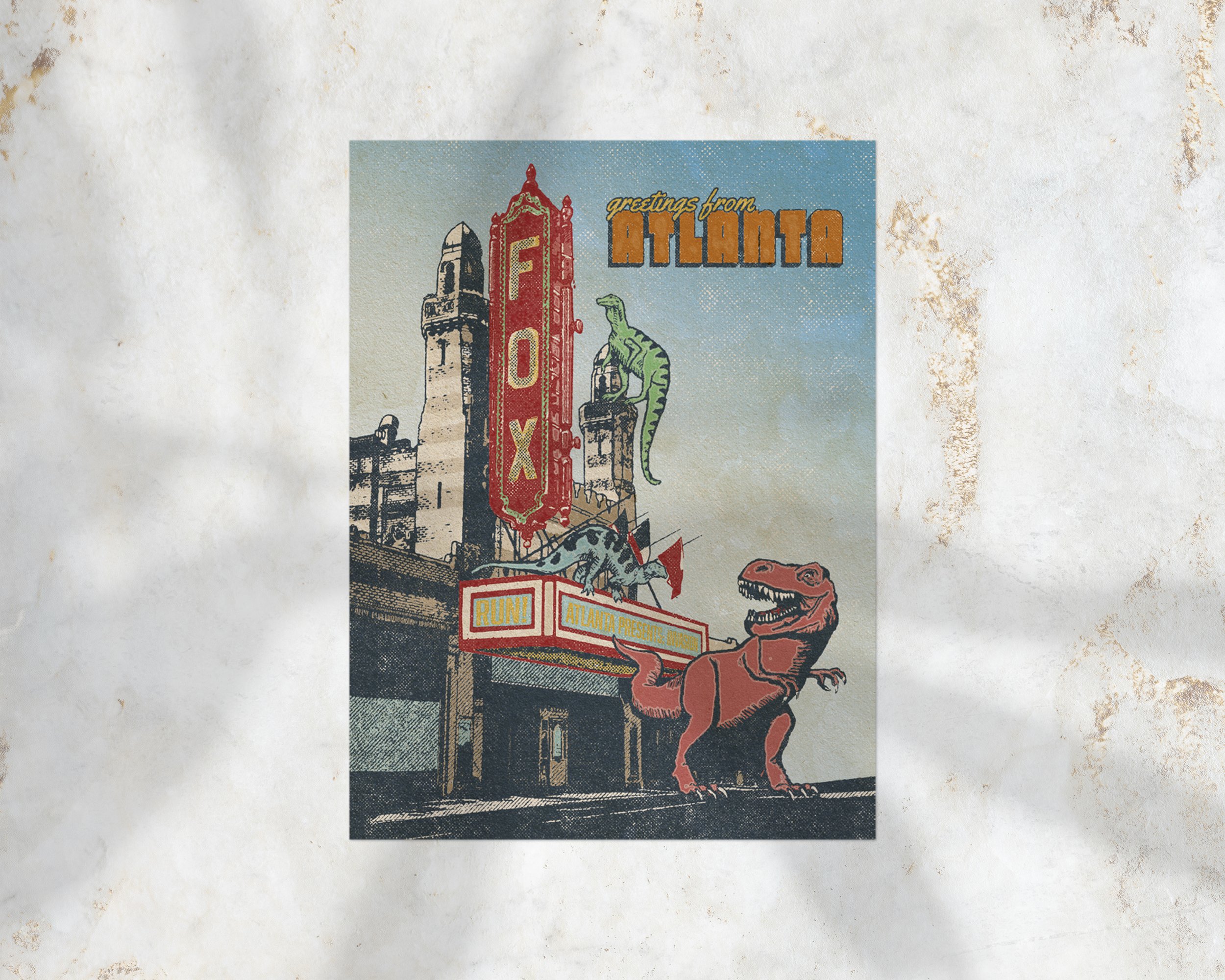 Atlanta Dinosaur Invasion Sticker