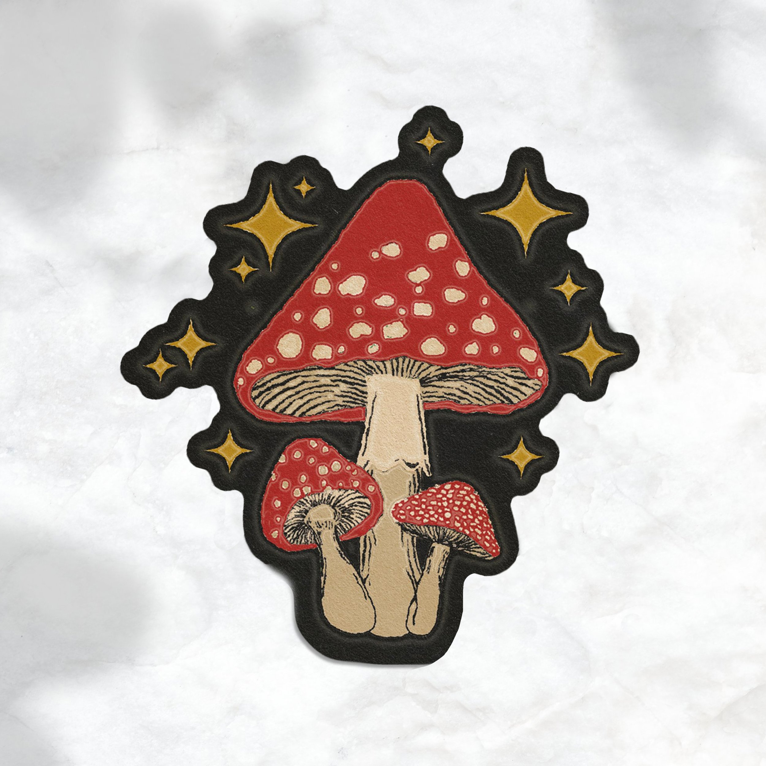 Groovy Toadstools Sticker