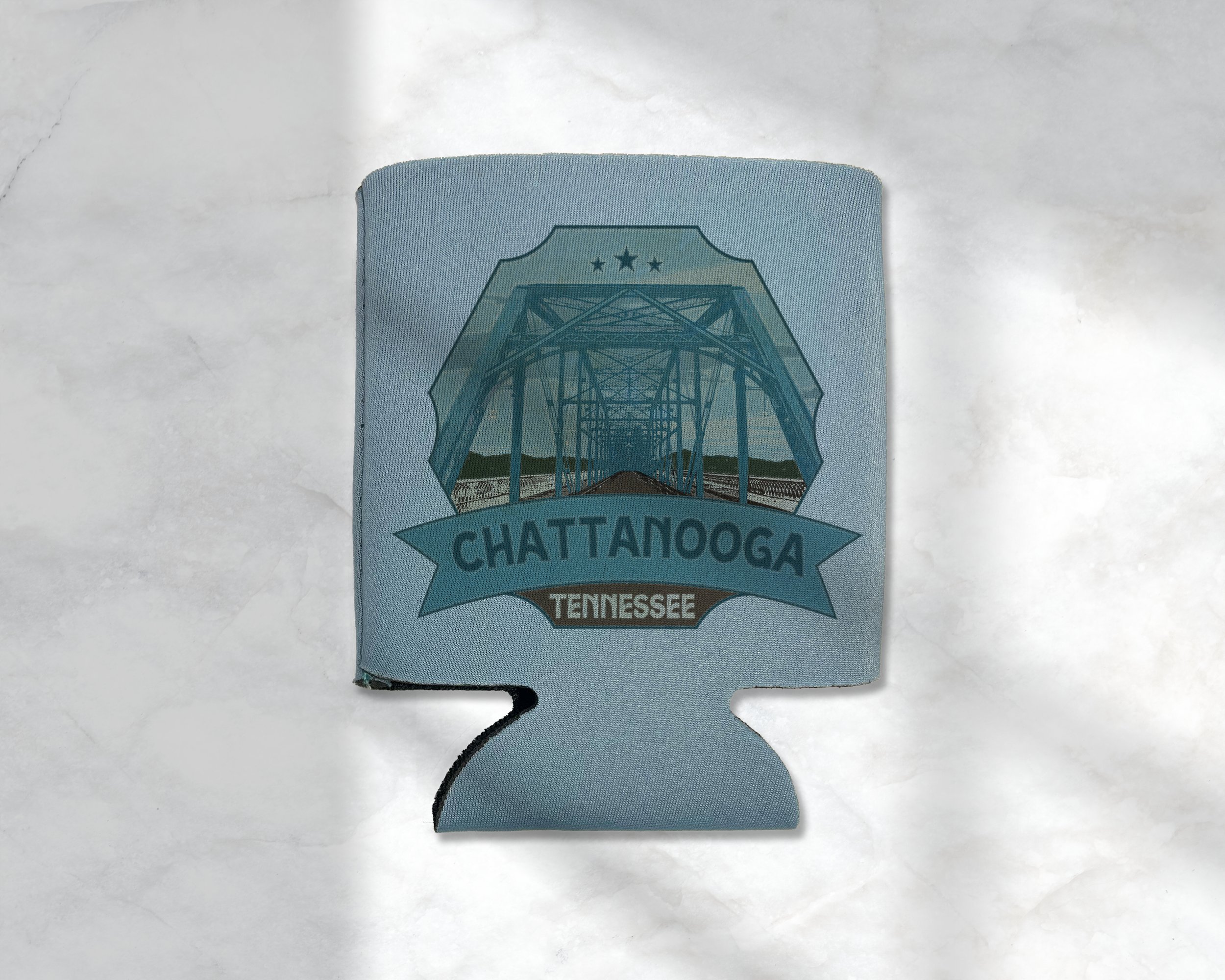 Chattanooga Tennessee Walnut Street Bridge Koozie.jpg
