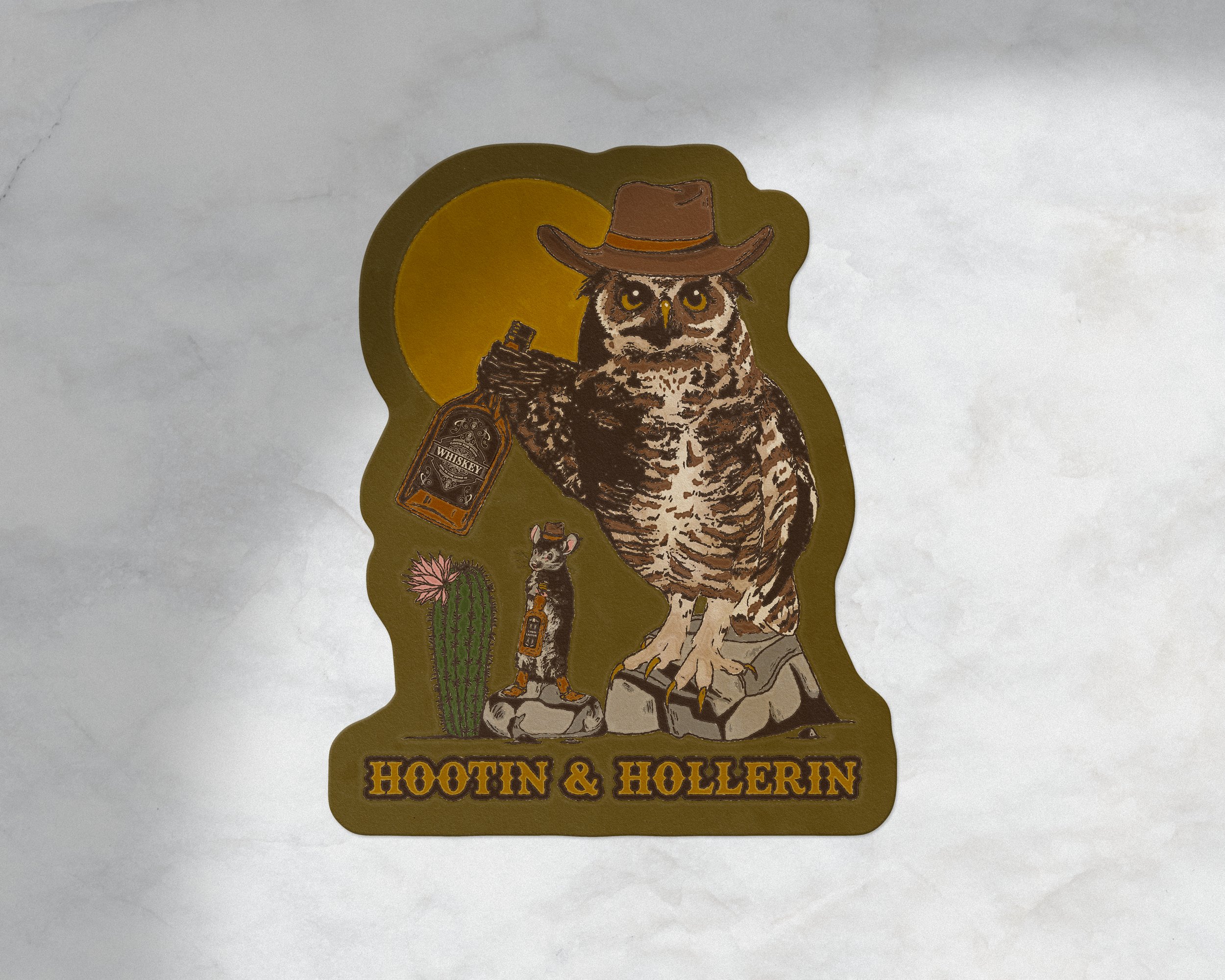 Hootin & Hollerin Sticker