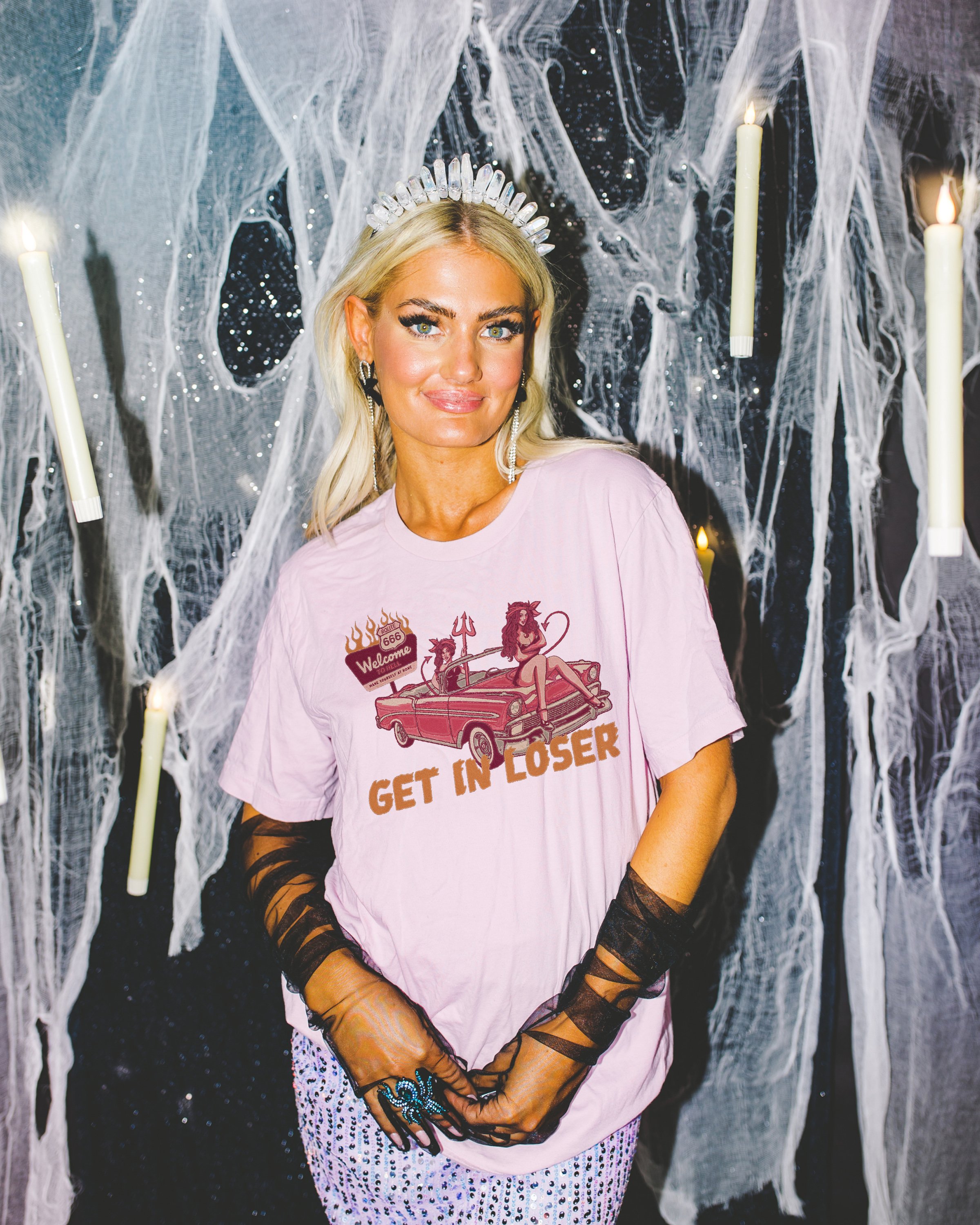 Get in Loser Unisex Full Length Shirt and Crop Top