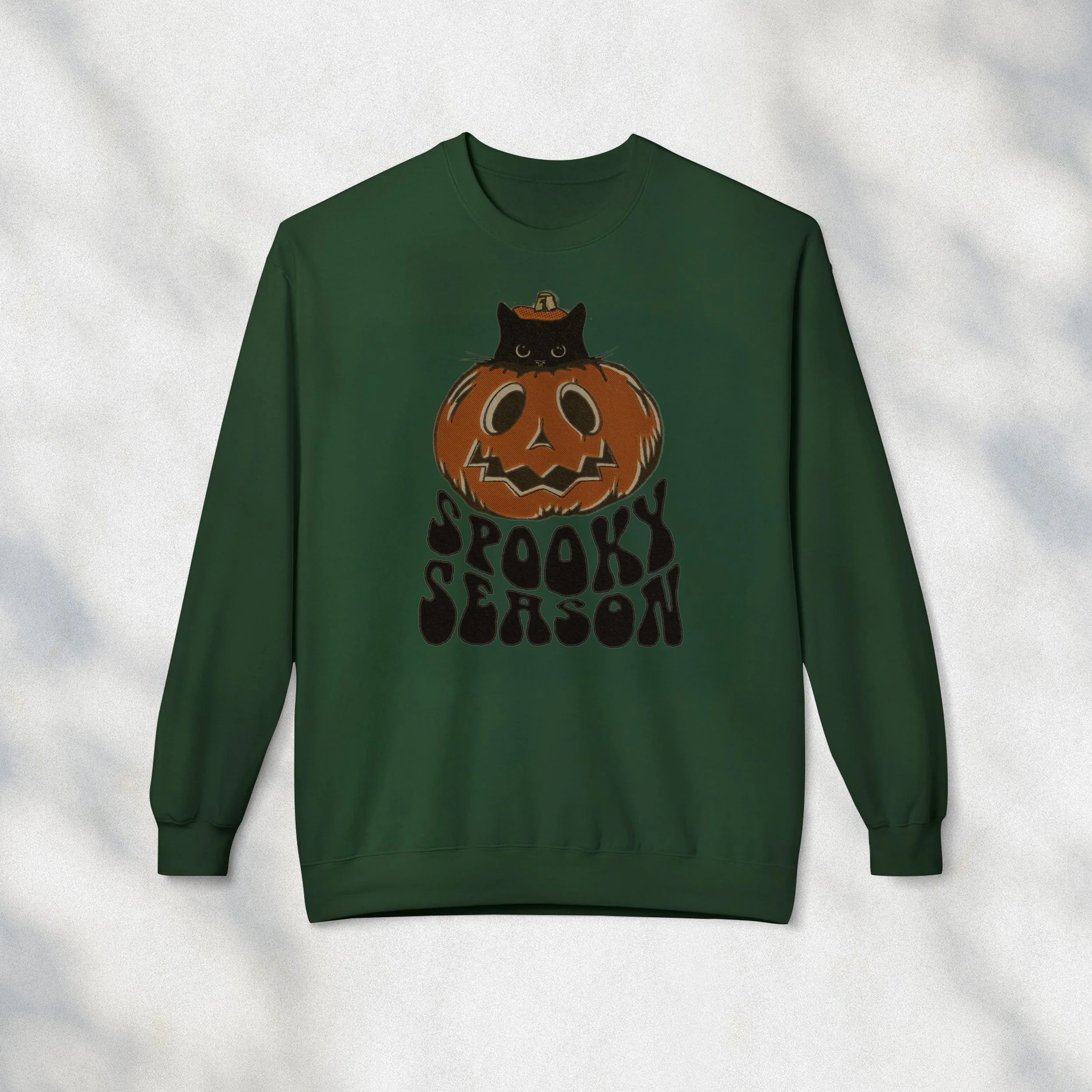 Spooky Season Sweatshirt forest green copy.jpg