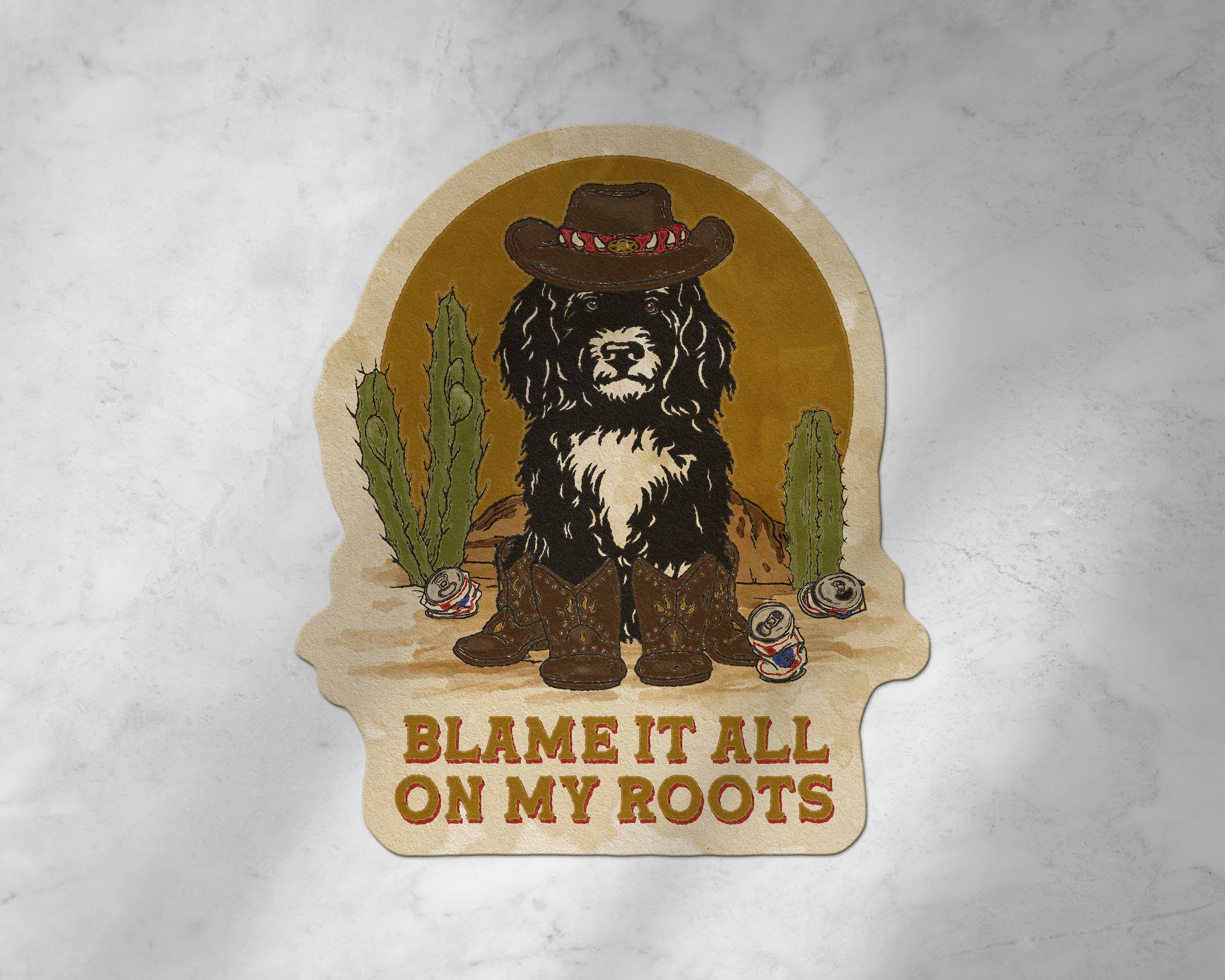 Blame it all on my Roots Sticker