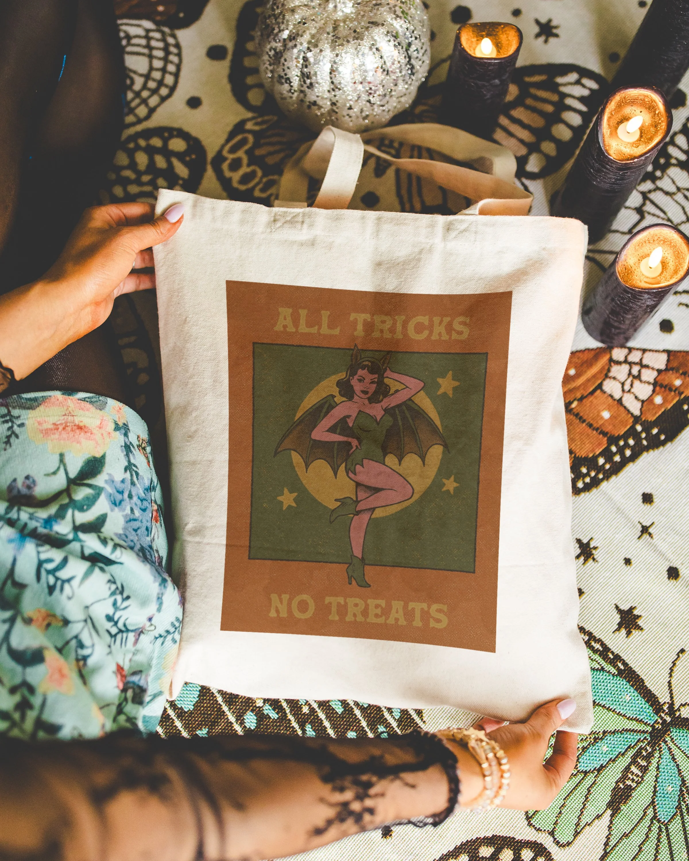 All Tricks, No Treats Bat Tote