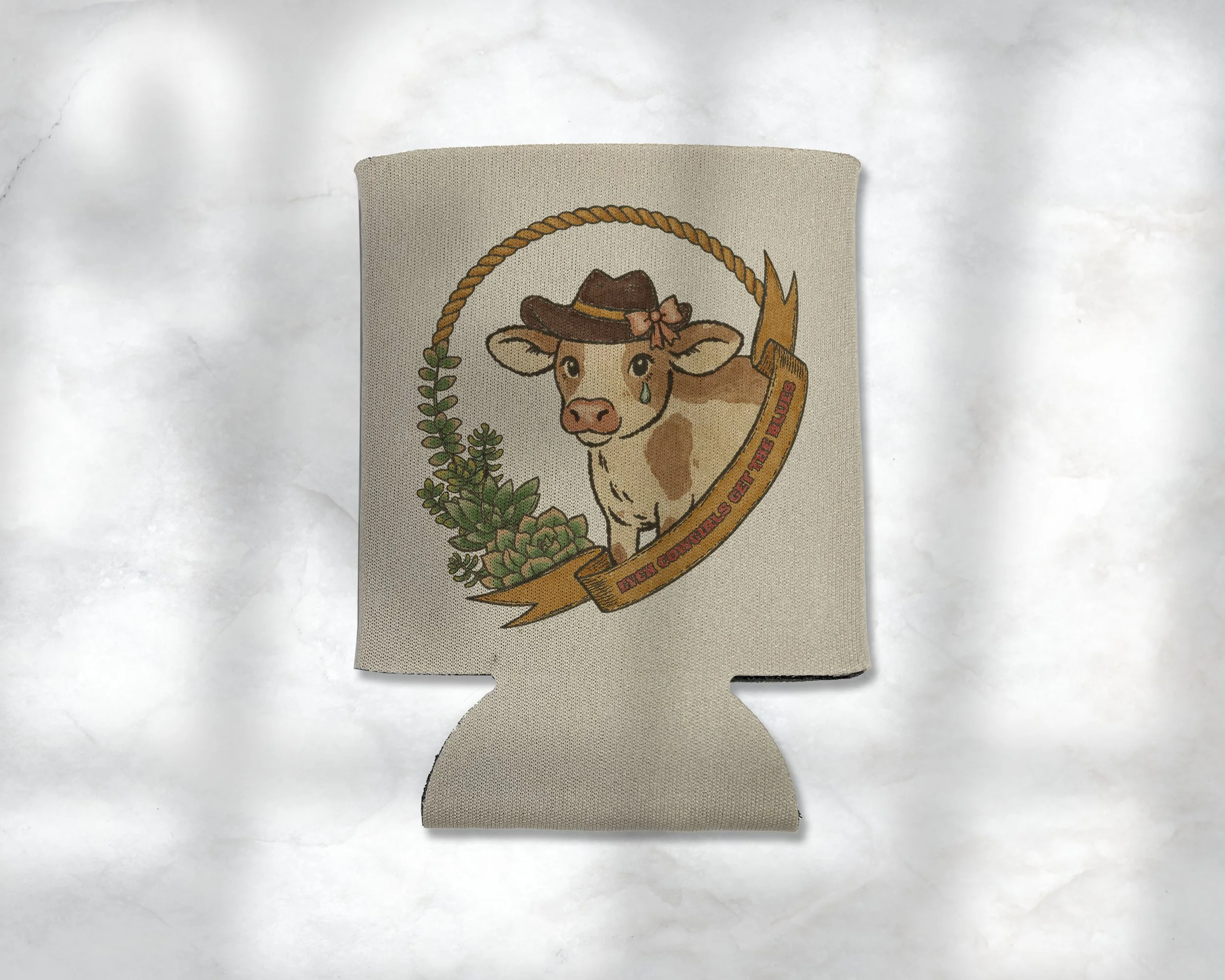 Even Cowgirls Get the Blues Koozie