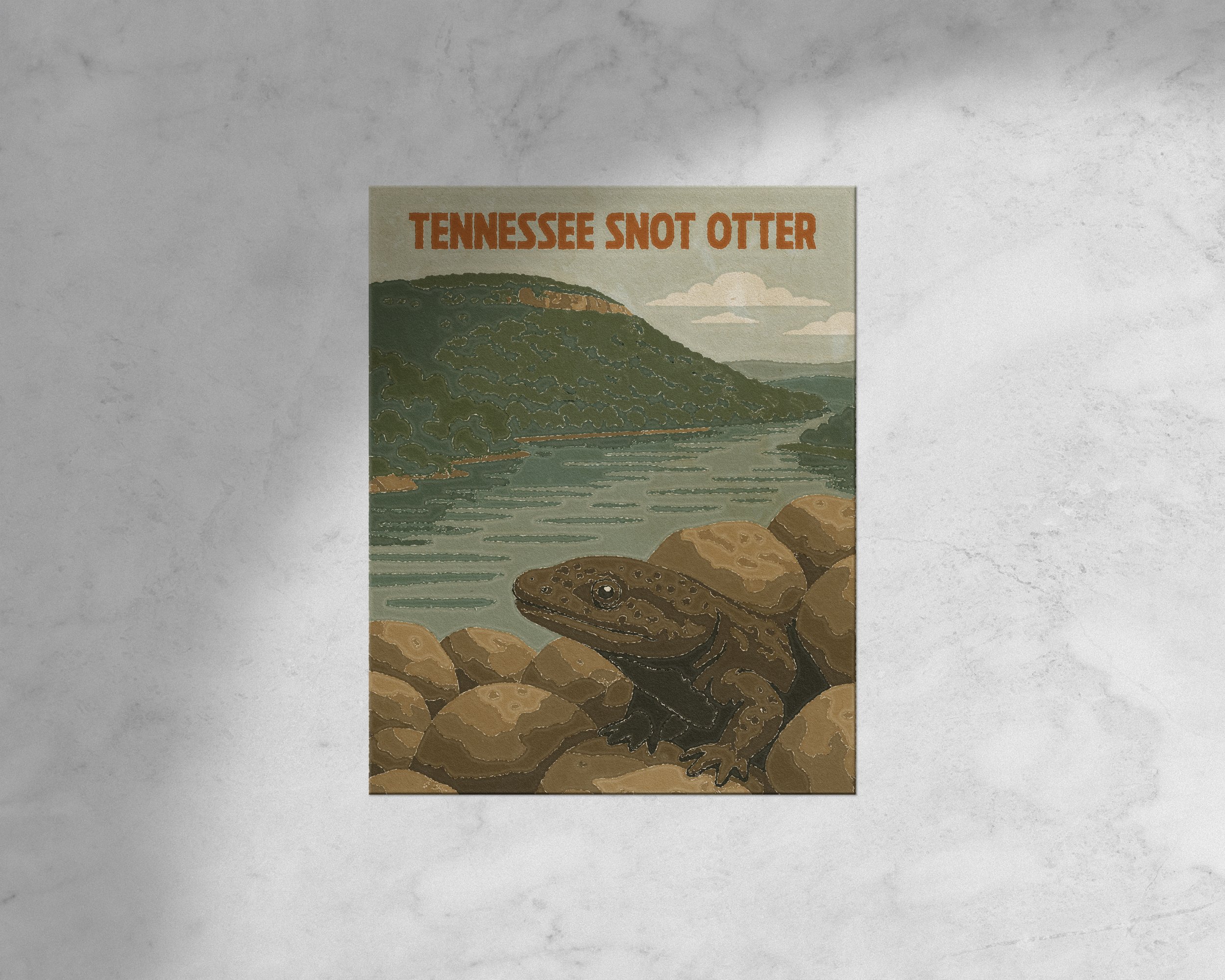 Tennessee Snot Otter Sticker
