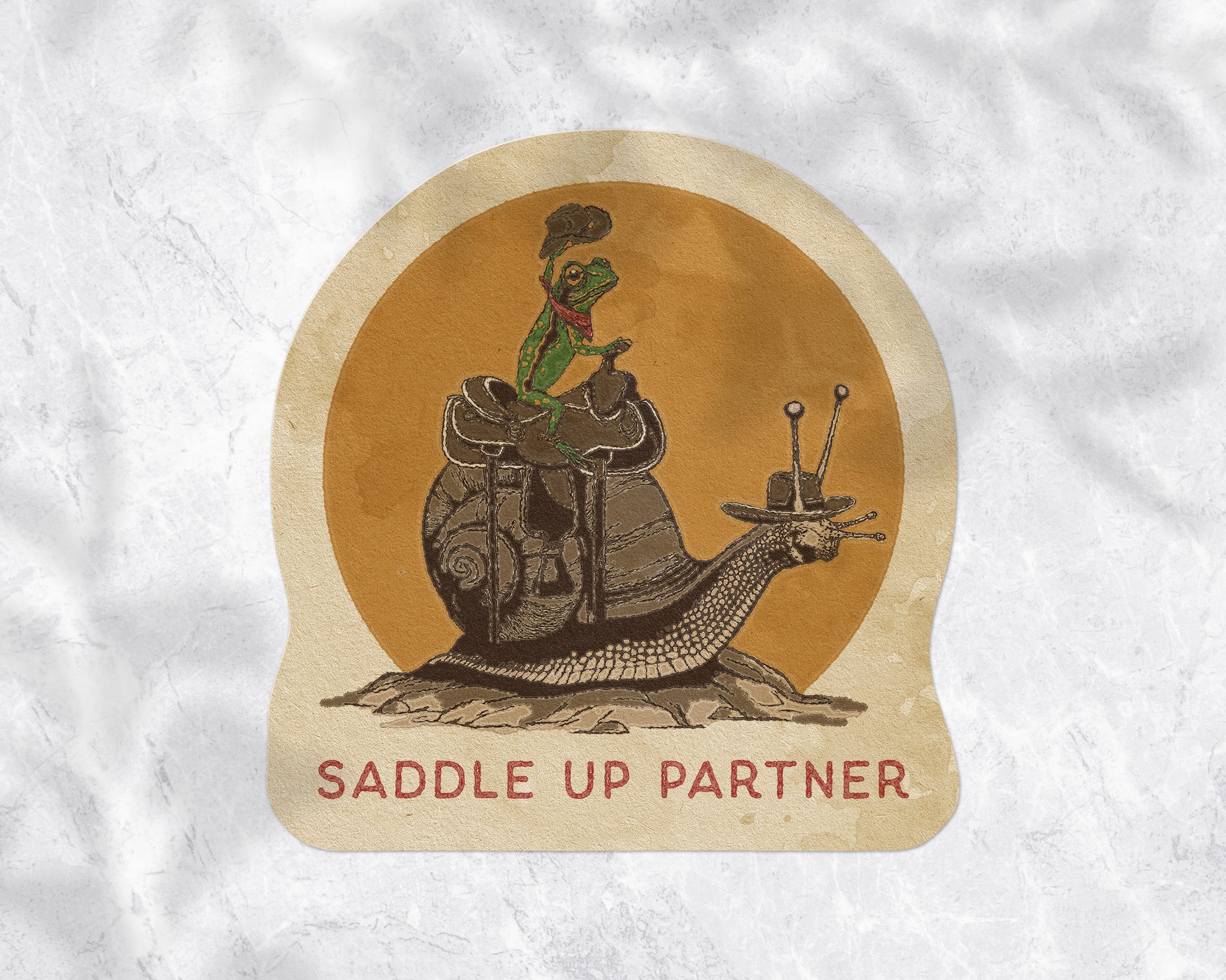 Saddle Up Partner Sticker