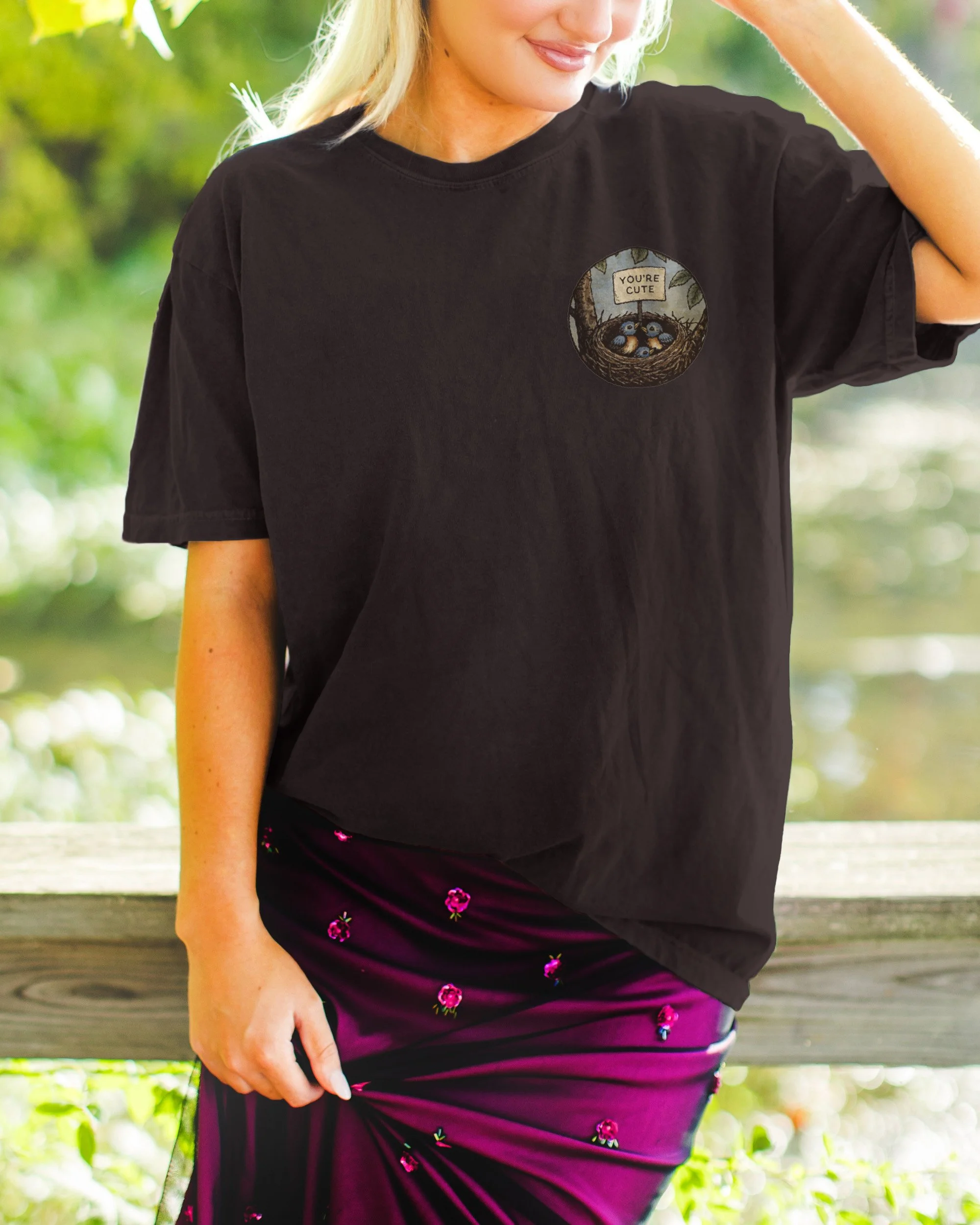 Bird Youre Cute Shirt 1.jpg