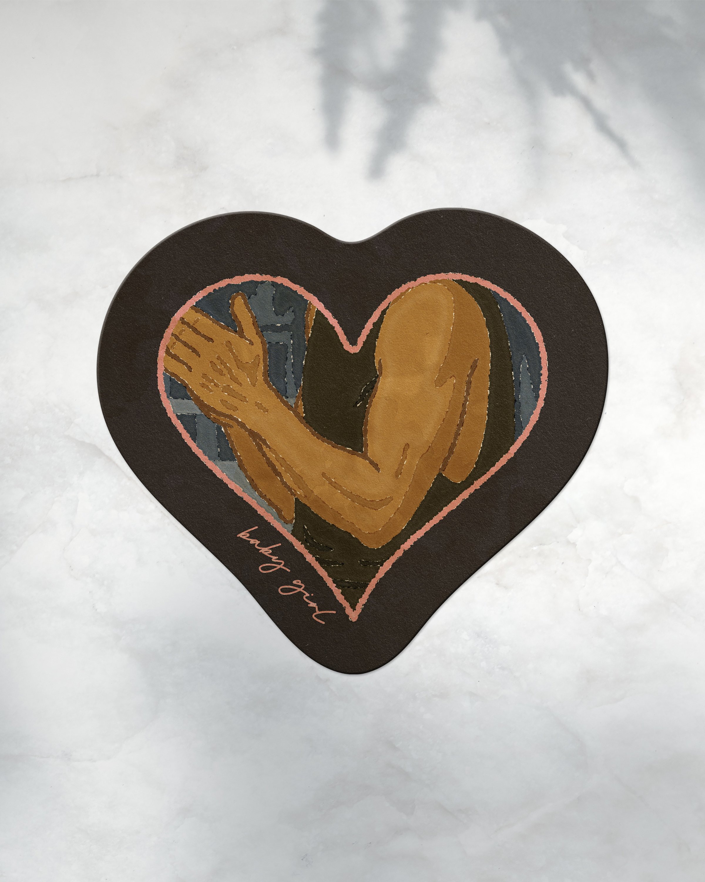 Baby Girl: I Love Arm Sticker
