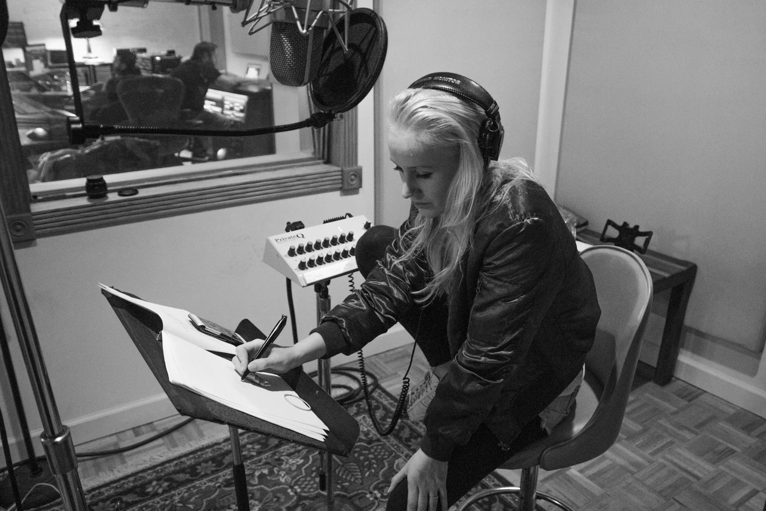 Seena, NYC-based Jazz singer recording at Sear Sound