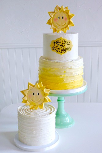 Sunshine Birthday Cake | The SweetSide | Custom Cakes and Dessert Seattle