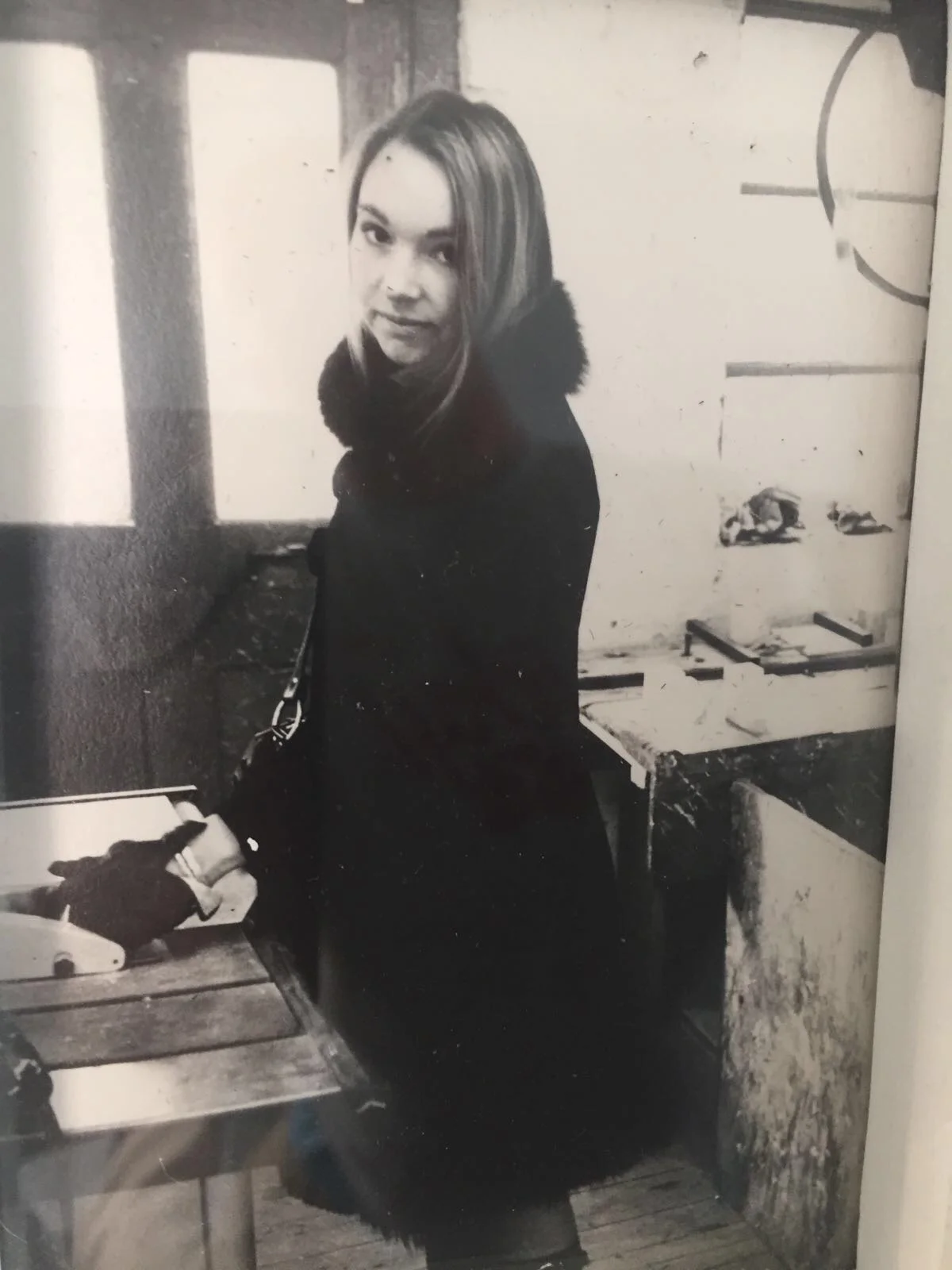 Kay as a student at the Royal College of Art
