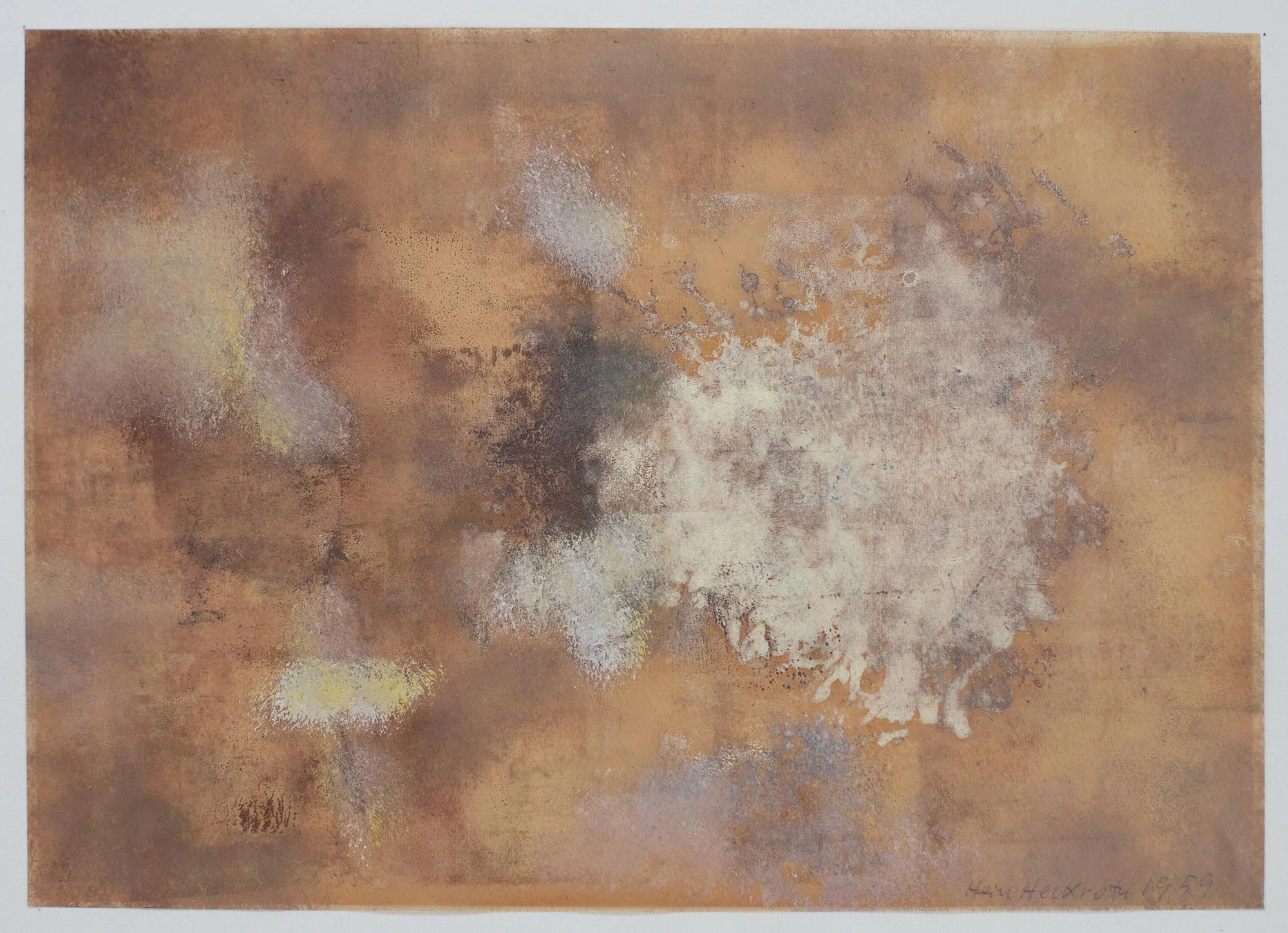 4 Hein Heckroth, o. T., 1959, Gouache, 43,5 × 55 cm, Privatbesitz