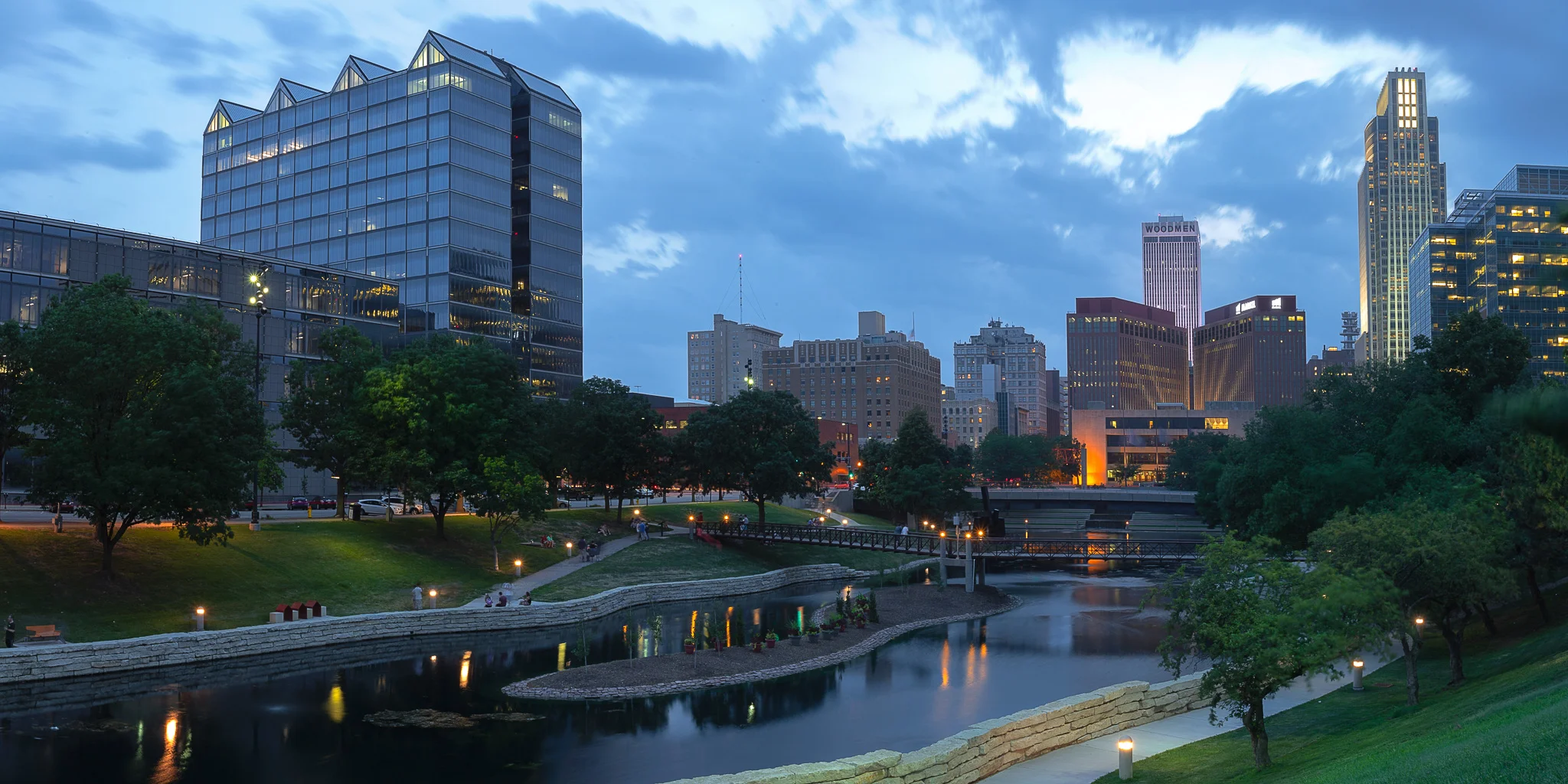Gene Leahy Mall, downtown Omaha