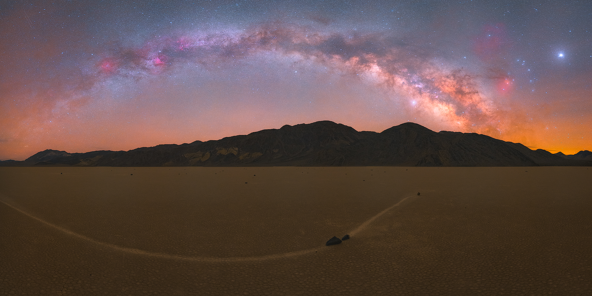 Sailing stones under the night sky. CLICK TO ENLARGE