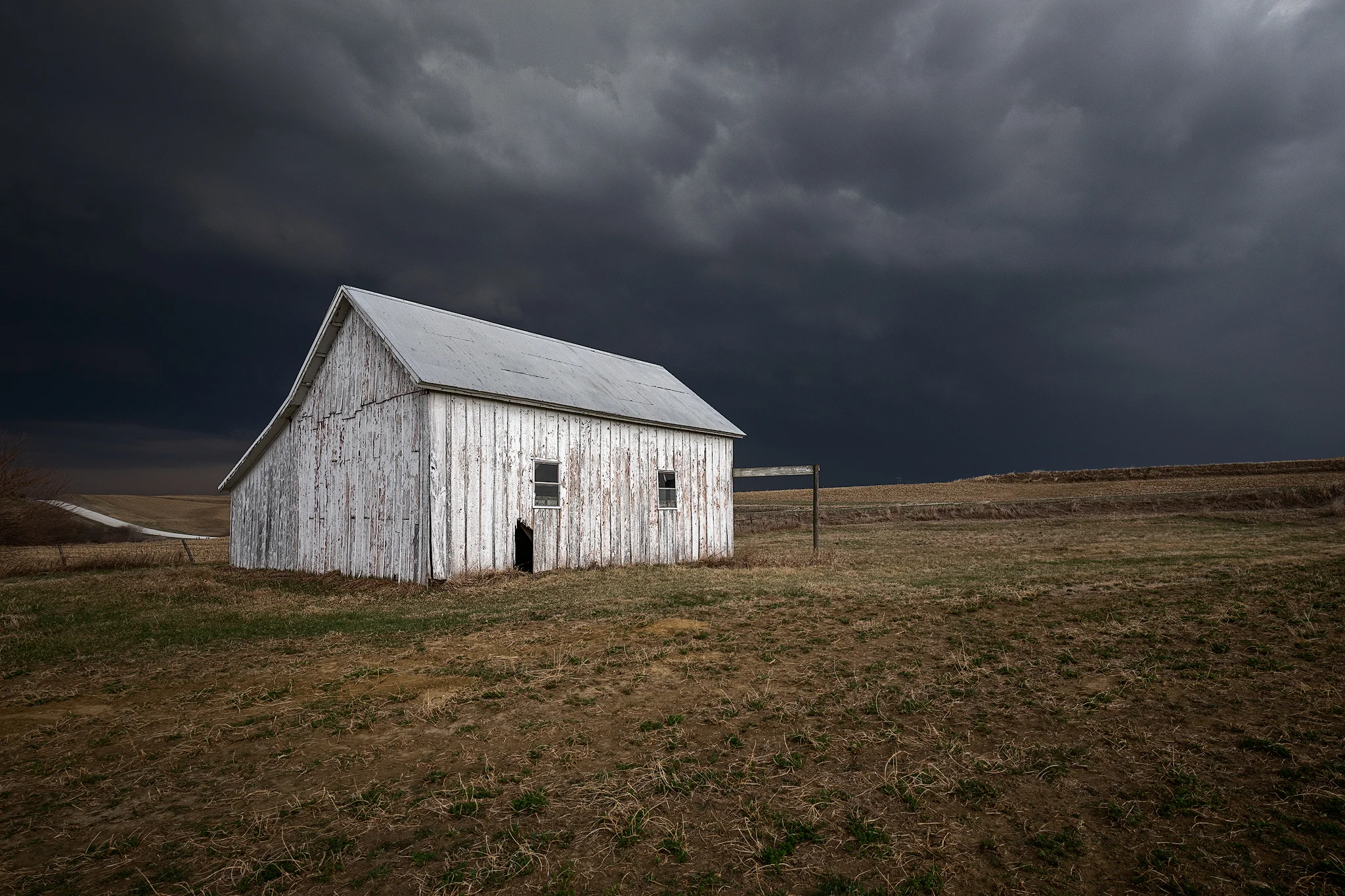 A stormy afternoon in rural Pottawattamie County