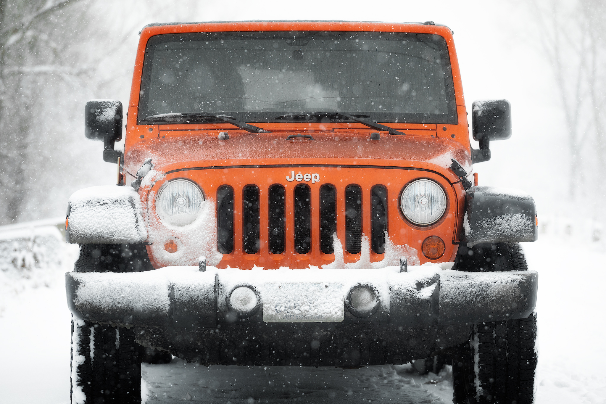 My Jeep was happy to play in the snow = ) - Handheld - 126mm - ISO 640 - f/5 - 1/800
